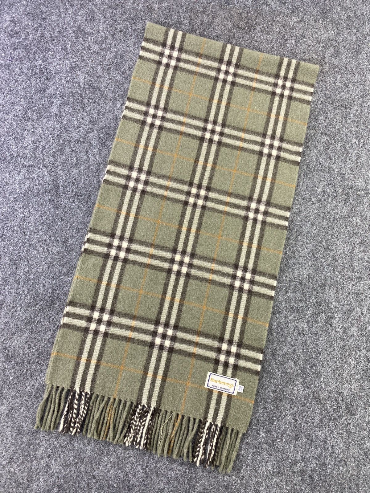 Burberry × Vintage Vintage Burberry Scarf/Muffler/neckwear -T213 Size ONE SIZE - 2 Thumbnail