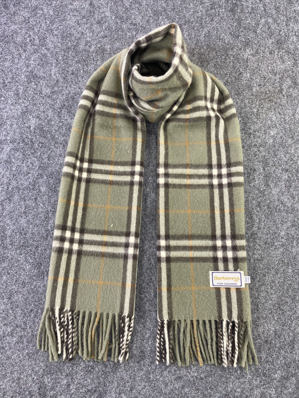 Burberry × Vintage Vintage Burberry Scarf/Muffler/neckwear -T213 Size ONE SIZE - 1 Thumbnail