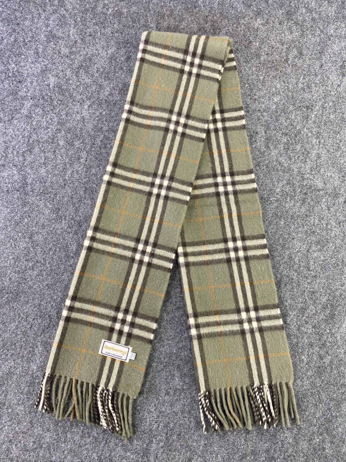 Burberry × Vintage Vintage Burberry Scarf/Muffler/neckwear -T213 Size ONE SIZE - 3 Thumbnail