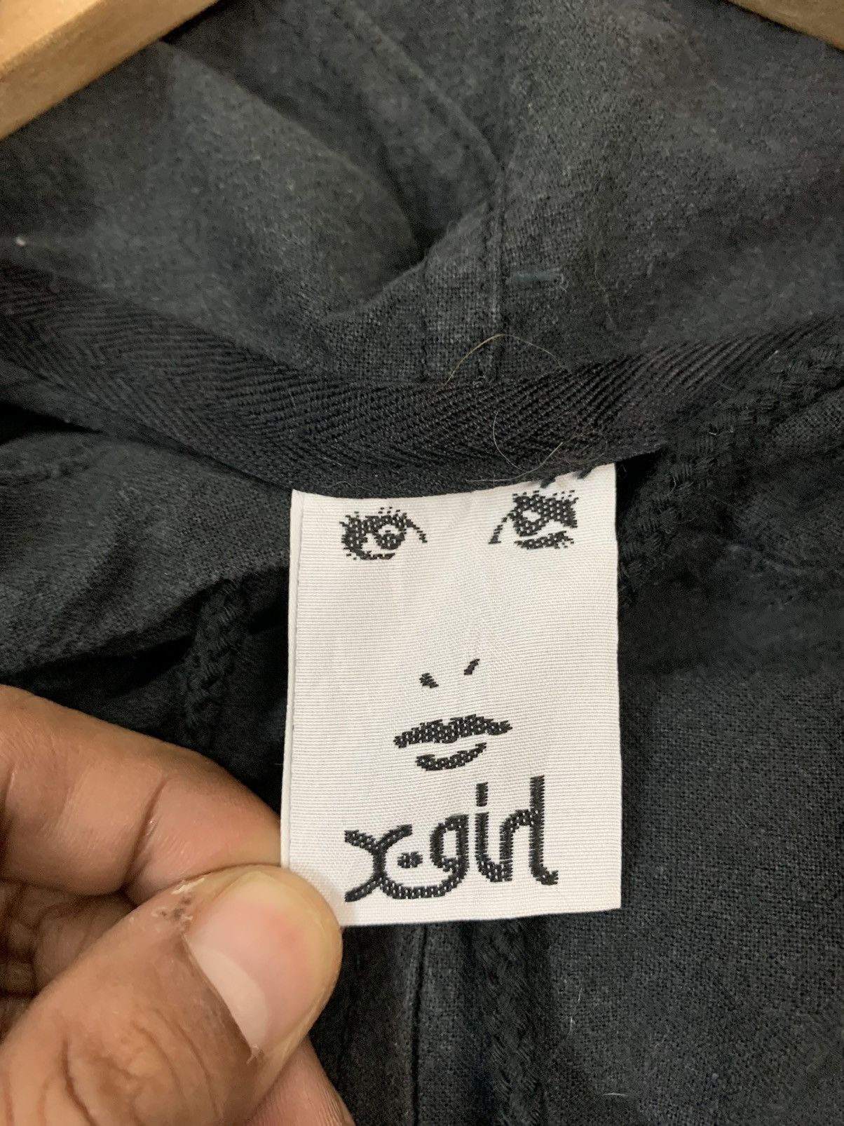 Japanese Brand X-Girl Spellout Big Logo Hooded Jacket Size S / US 4 / IT 40 - 5 Thumbnail
