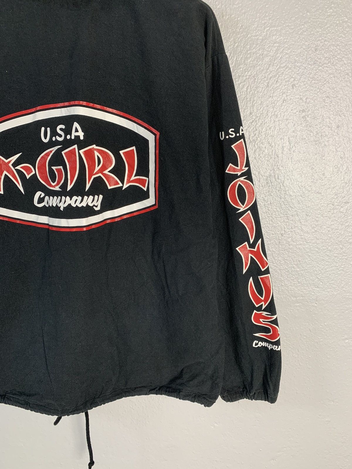Japanese Brand X-Girl Spellout Big Logo Hooded Jacket Size S / US 4 / IT 40 - 8 Thumbnail