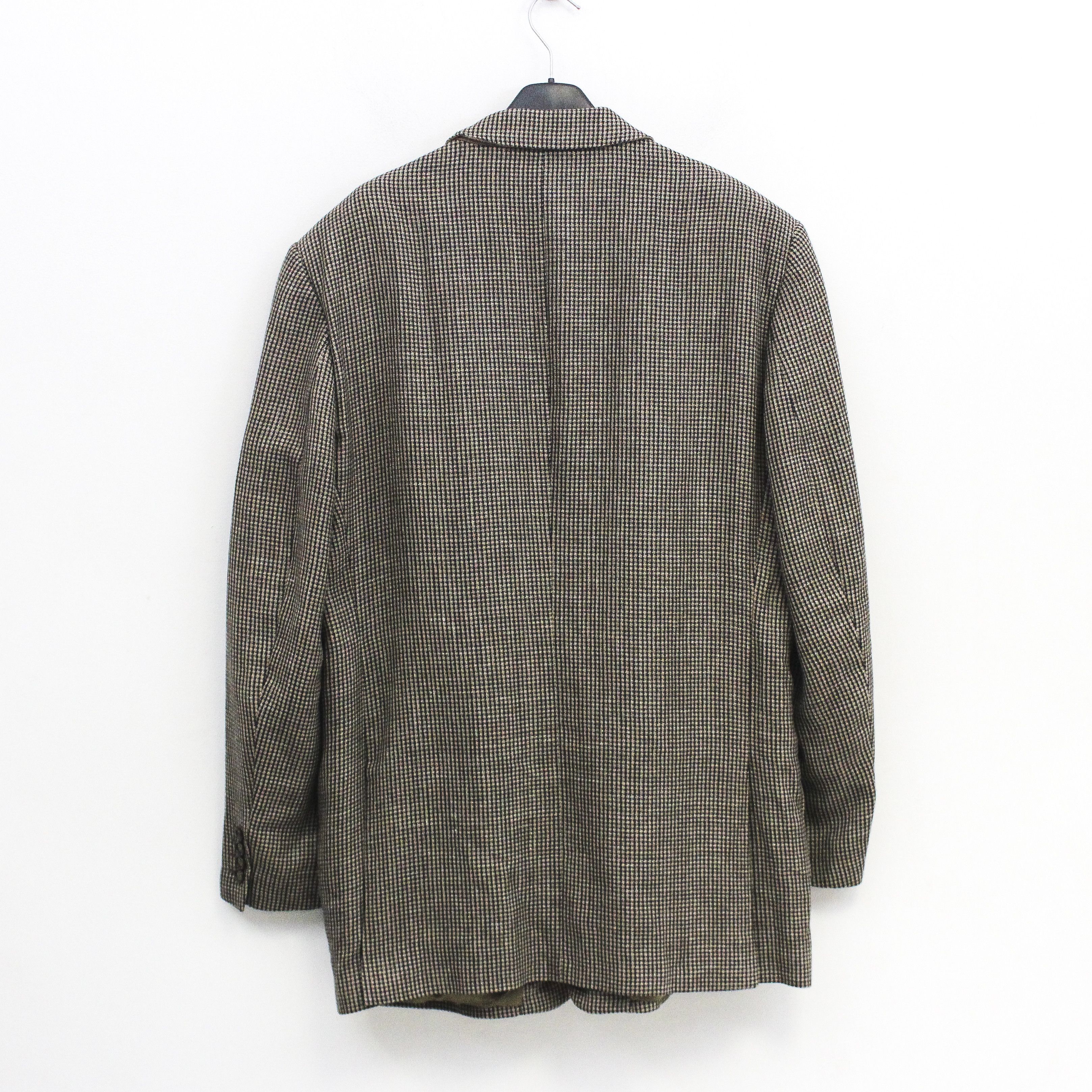Bogner 46 US Blazer Suit Jacket 2xl Linen Wool Tweed Coat EU 56 Size 46R - 4 Thumbnail