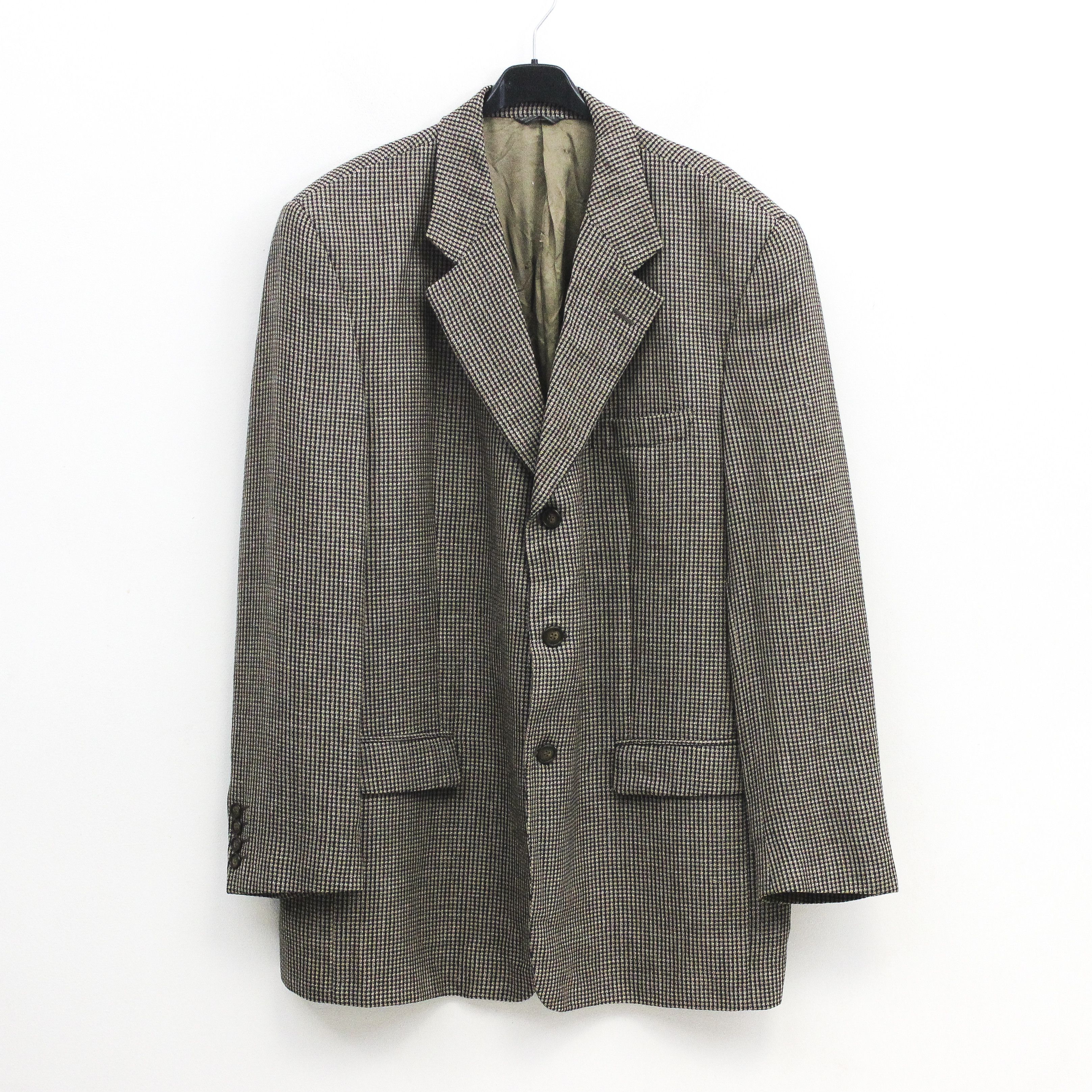 Bogner 46 US Blazer Suit Jacket 2xl Linen Wool Tweed Coat EU 56 Size 46R - 1 Thumbnail