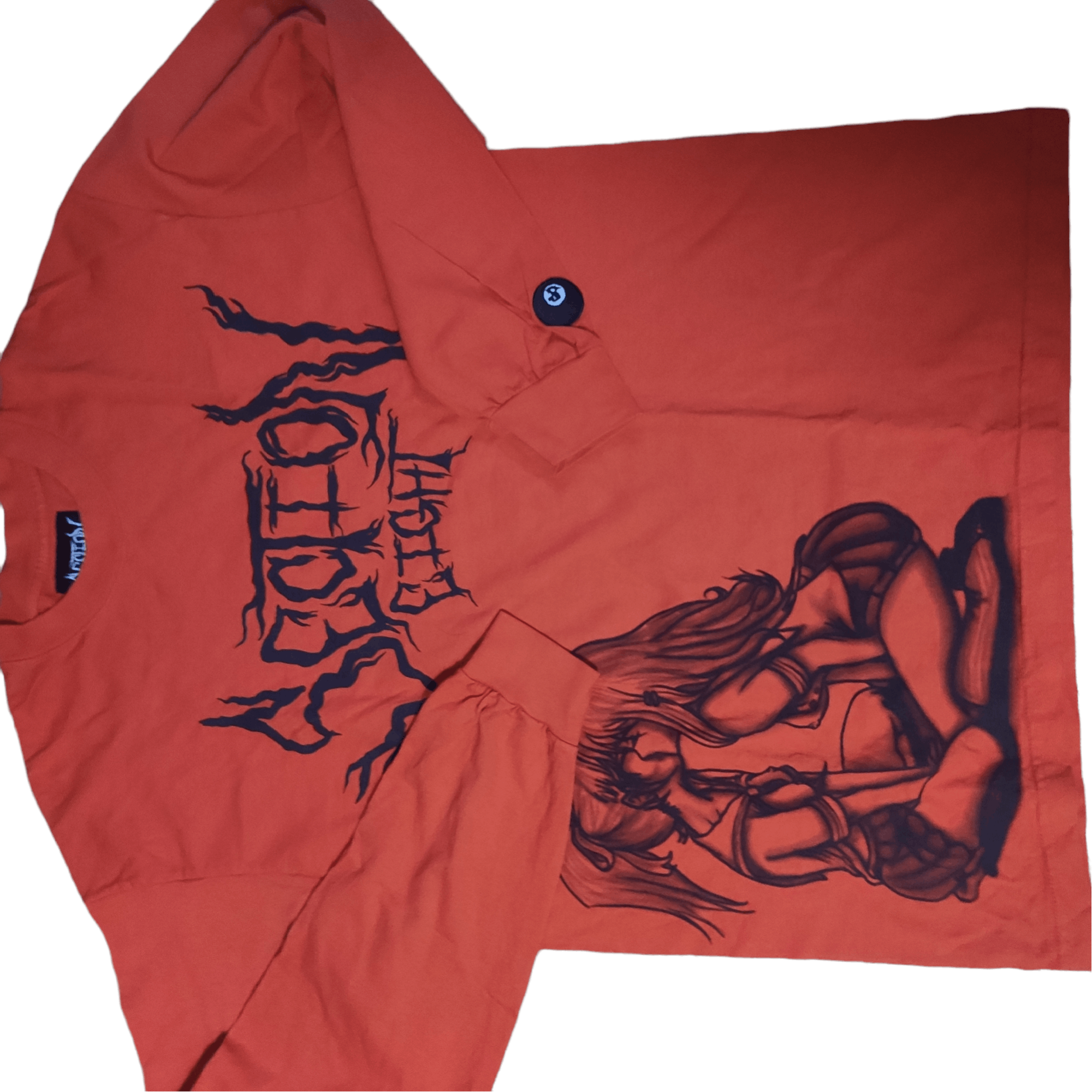 Section 8 DS Section 8 Playful Girls Orange Long Sleeve Tee Grailed