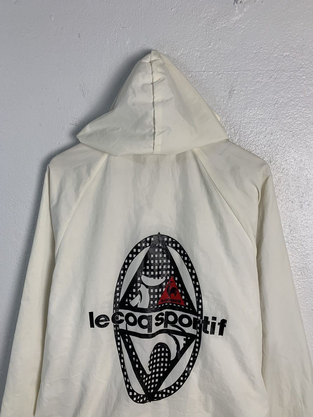 Le Coq Sportif Vintage Lecoqsportif Spellout Big Logo Jacket Size US XL / EU 56 / 4 - 4 Thumbnail
