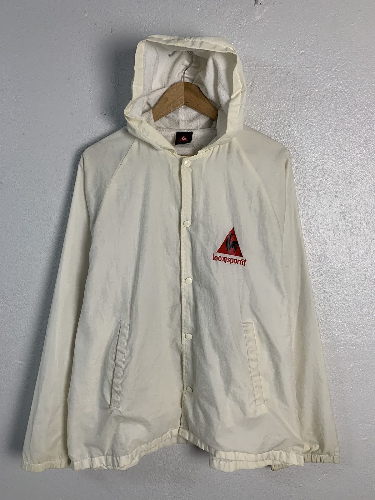 Le Coq Sportif Vintage Lecoqsportif Spellout Big Logo Jacket Size US XL / EU 56 / 4 - 8 Thumbnail