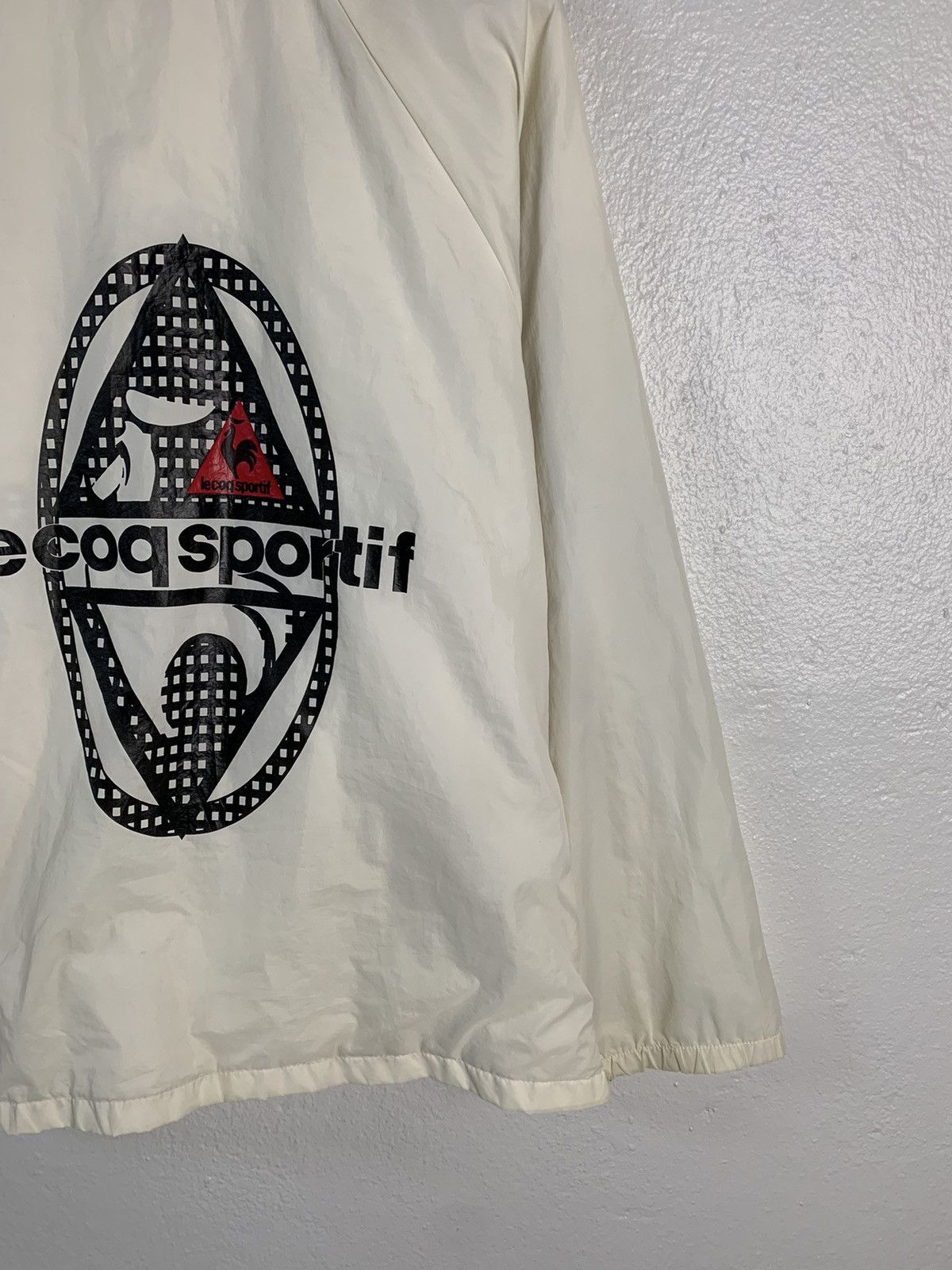 Le Coq Sportif Vintage Lecoqsportif Spellout Big Logo Jacket Size US XL / EU 56 / 4 - 2 Thumbnail