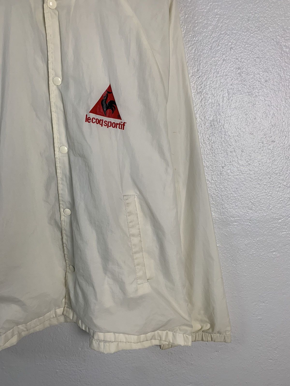 Le Coq Sportif Vintage Lecoqsportif Spellout Big Logo Jacket Size US XL / EU 56 / 4 - 9 Thumbnail