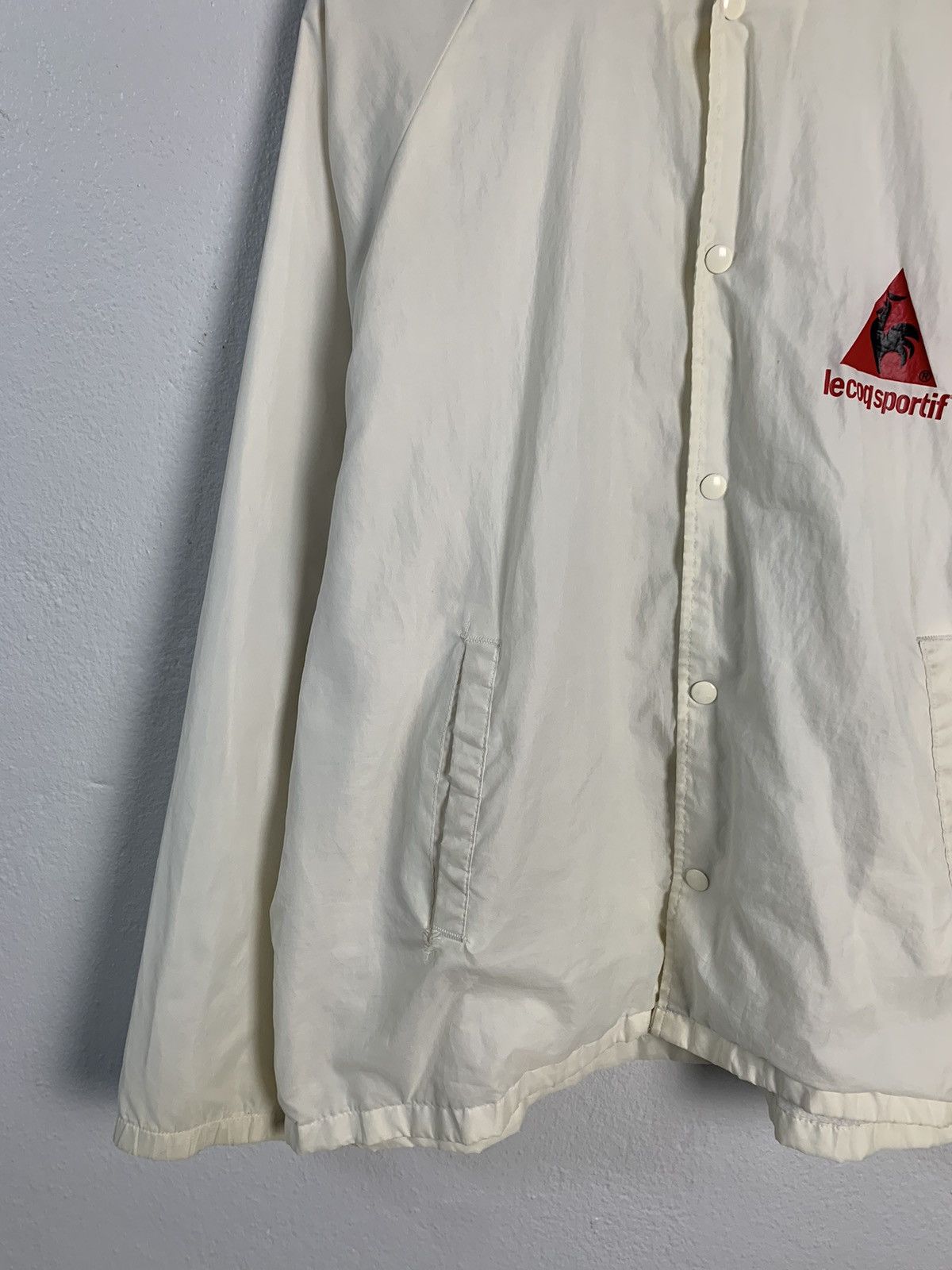 Le Coq Sportif Vintage Lecoqsportif Spellout Big Logo Jacket Size US XL / EU 56 / 4 - 10 Thumbnail