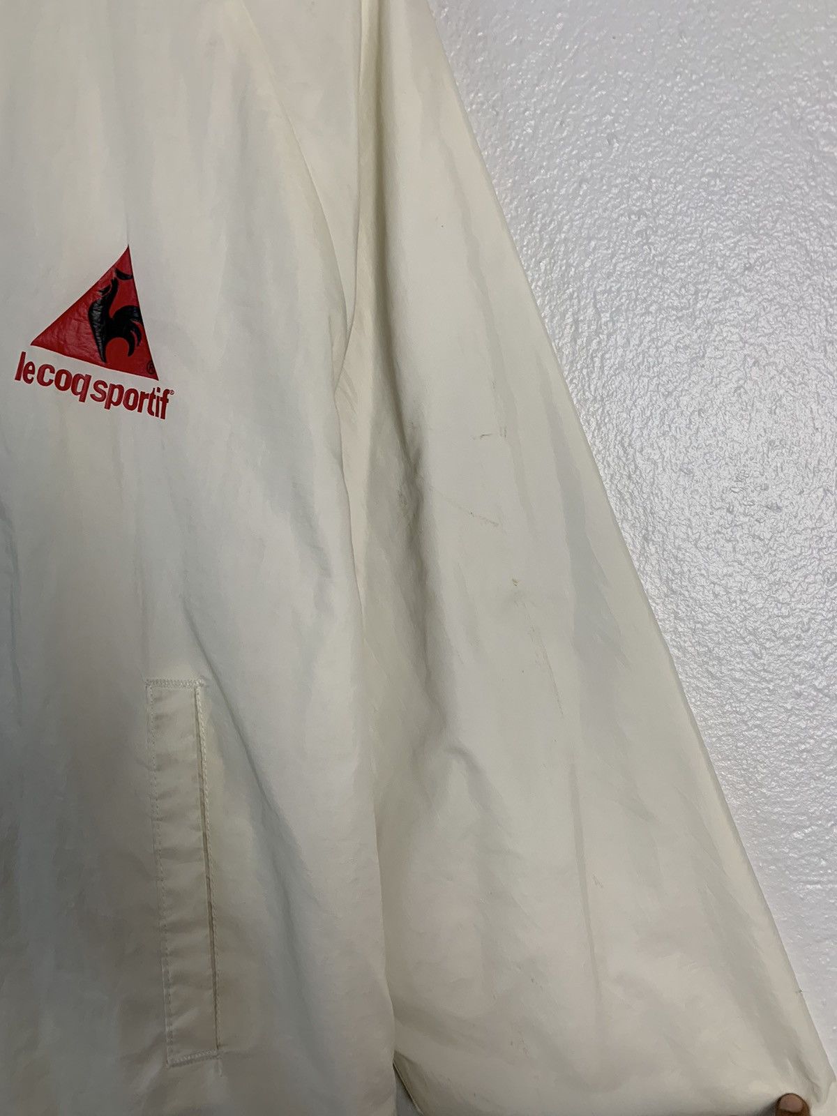 Le Coq Sportif Vintage Lecoqsportif Spellout Big Logo Jacket Size US XL / EU 56 / 4 - 12 Thumbnail