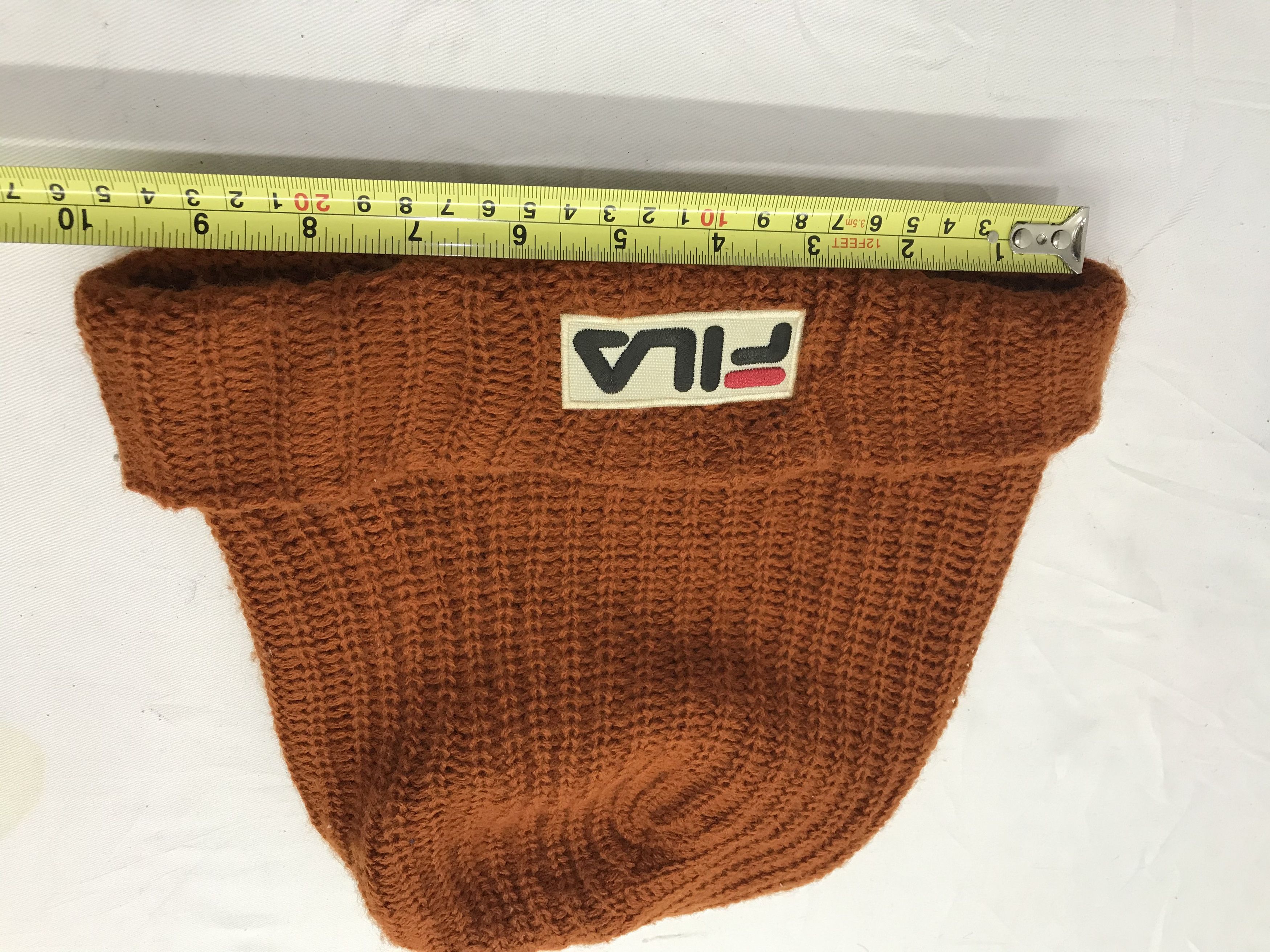 Fila × Vintage Vintage Fila Beanie Hat Size ONE SIZE - 9 Thumbnail