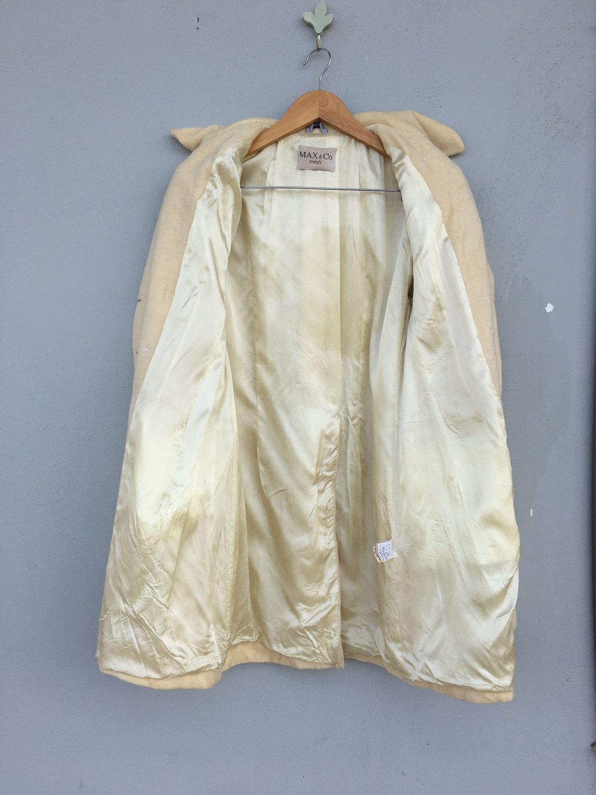 womens max mara trends wool coat made in italy