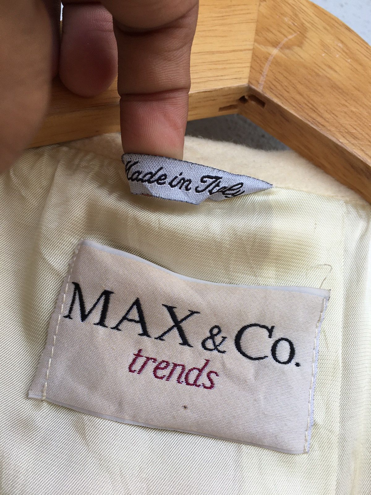 womens max mara trends wool coat made in italy
