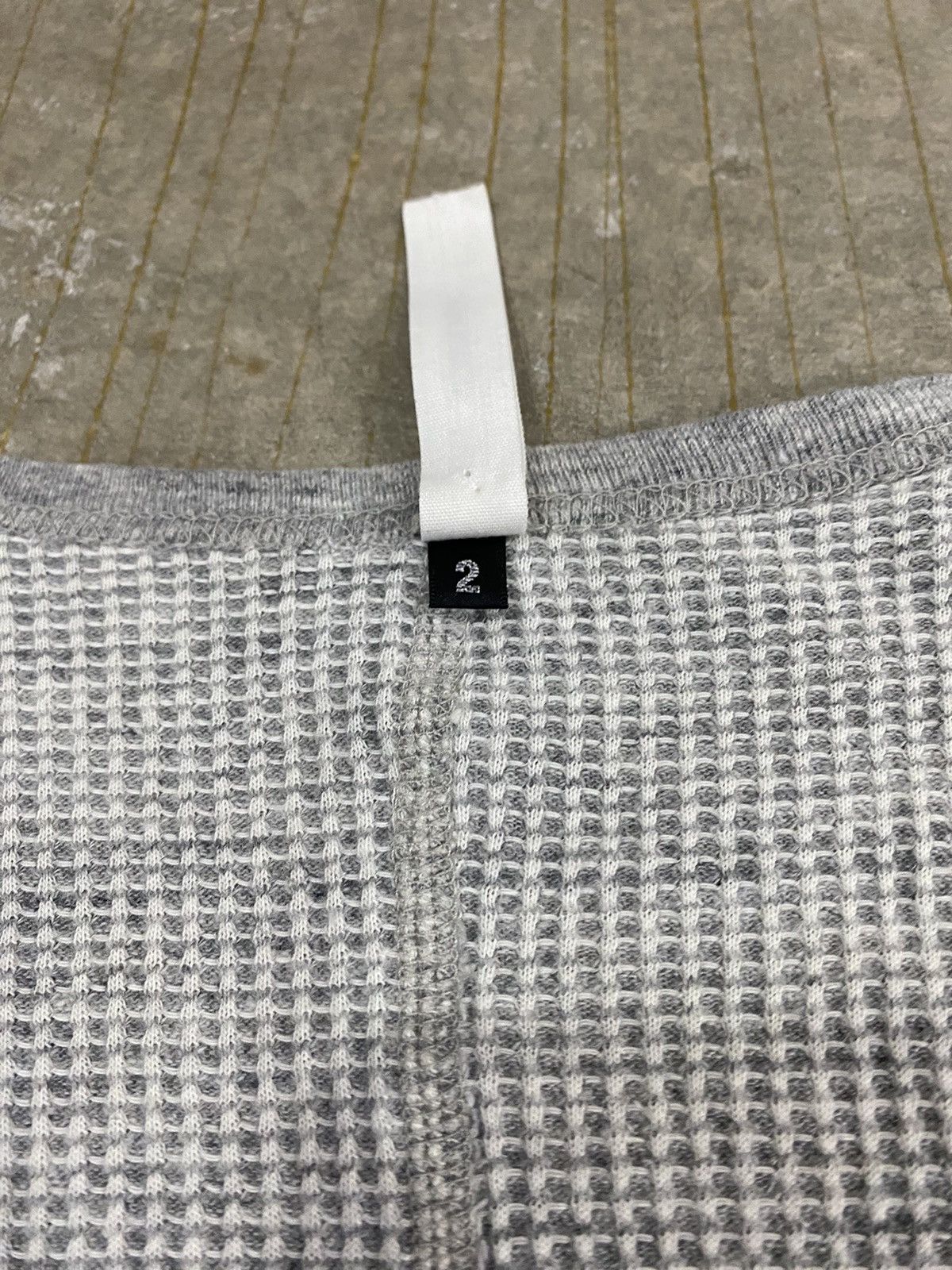 Attachment × Japanese Brand × Kazuyuki Kumagai Attachment Vtg iconic Attachment Thermal waffle knit Size US M / EU 48-50 / 2 - 10 Thumbnail