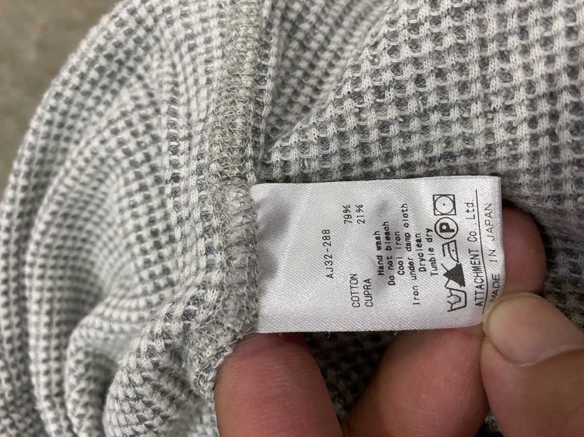 Attachment × Japanese Brand × Kazuyuki Kumagai Attachment Vtg iconic Attachment Thermal waffle knit Size US M / EU 48-50 / 2 - 11 Thumbnail