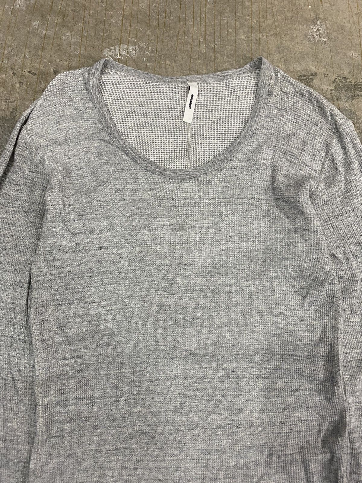 Attachment × Japanese Brand × Kazuyuki Kumagai Attachment Vtg iconic Attachment Thermal waffle knit Size US M / EU 48-50 / 2 - 3 Thumbnail