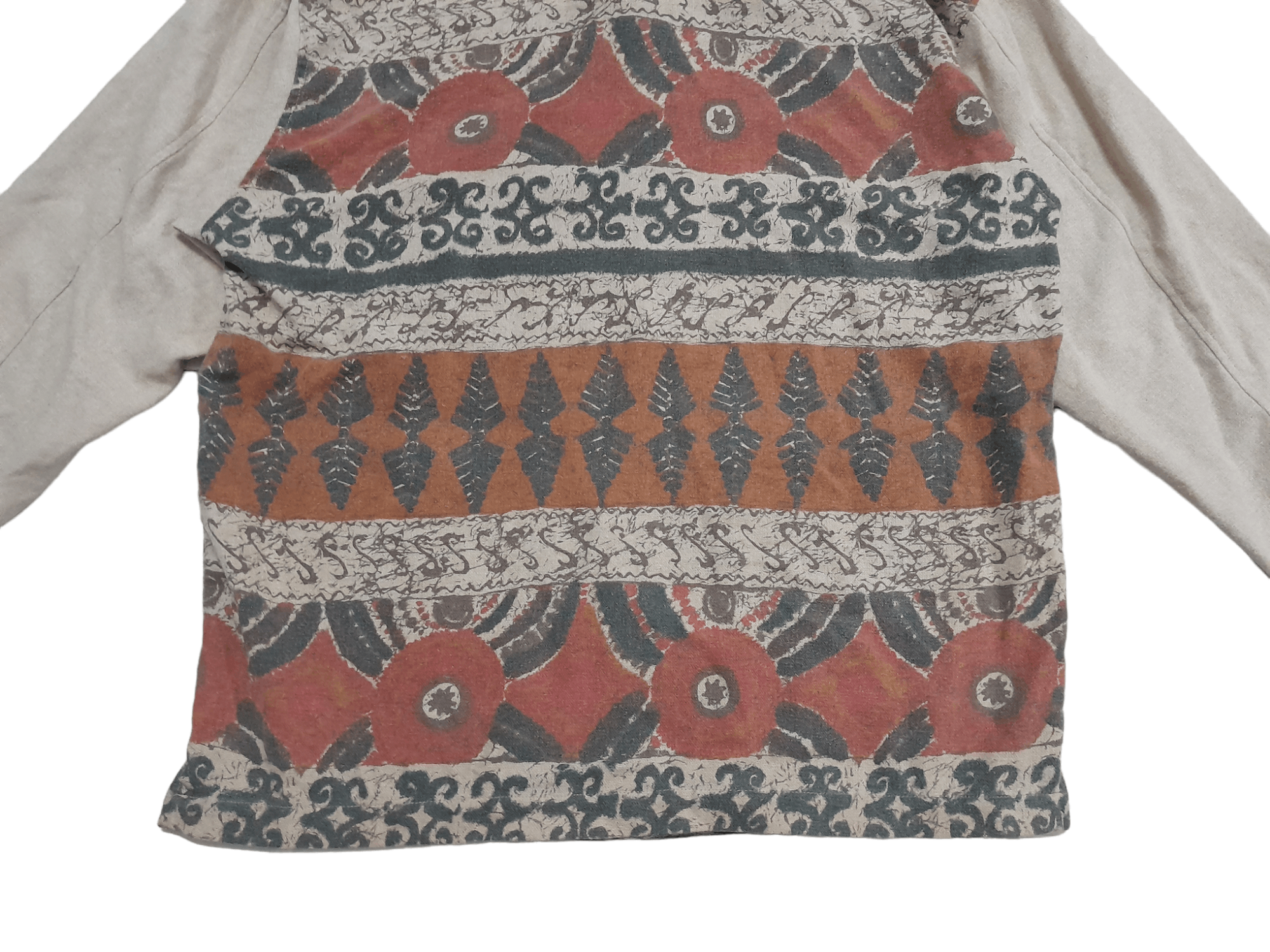 Japanese Brand × Native Synthetic Japan Native Abstract Oversized Jacket (E564) Size US L / EU 52-54 / 3 - 6 Thumbnail