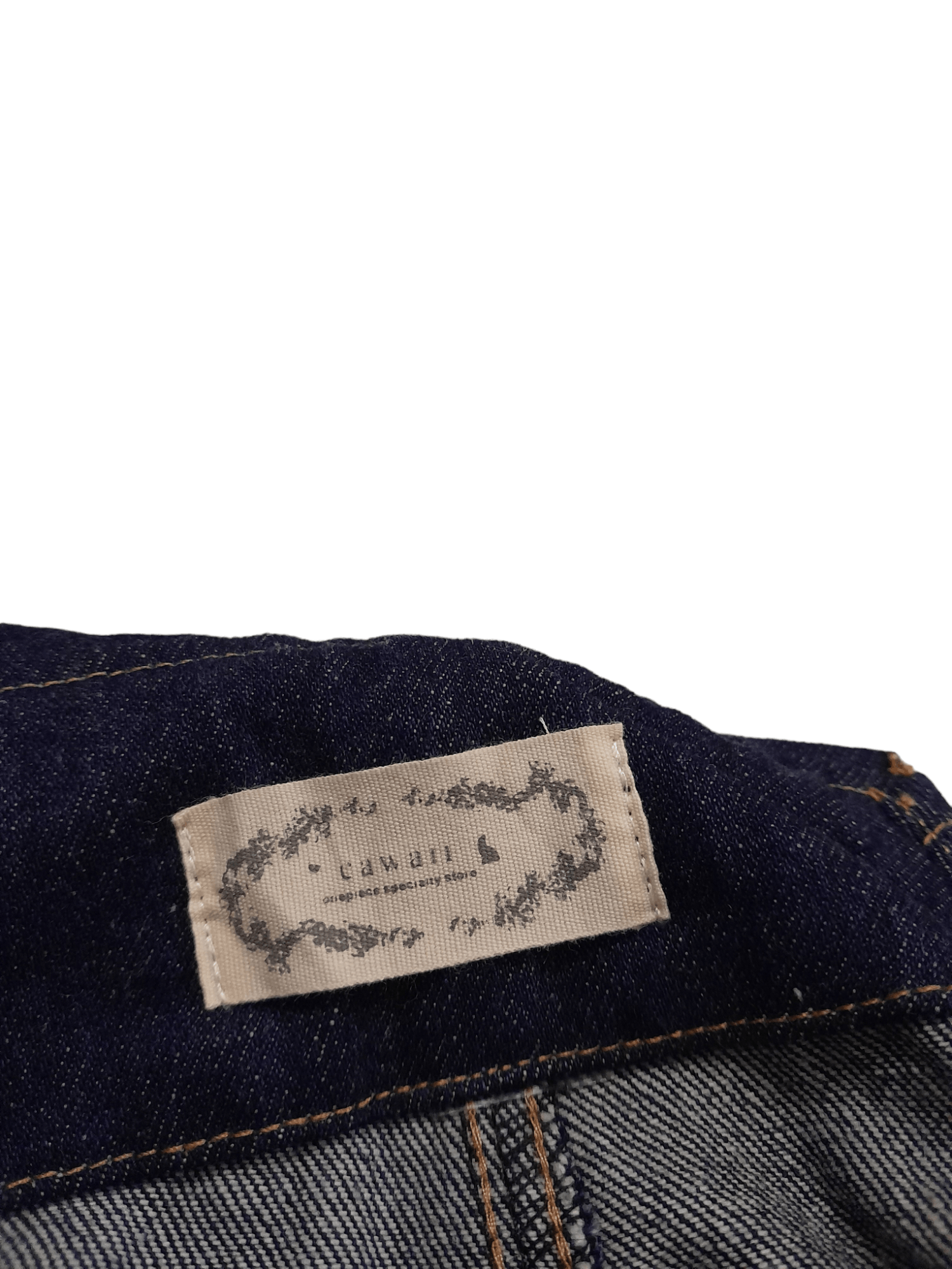 Japanese Brand Cawaii Japan Denim Overalls Weird Design (E565) Size US 36 / EU 52 - 7 Thumbnail