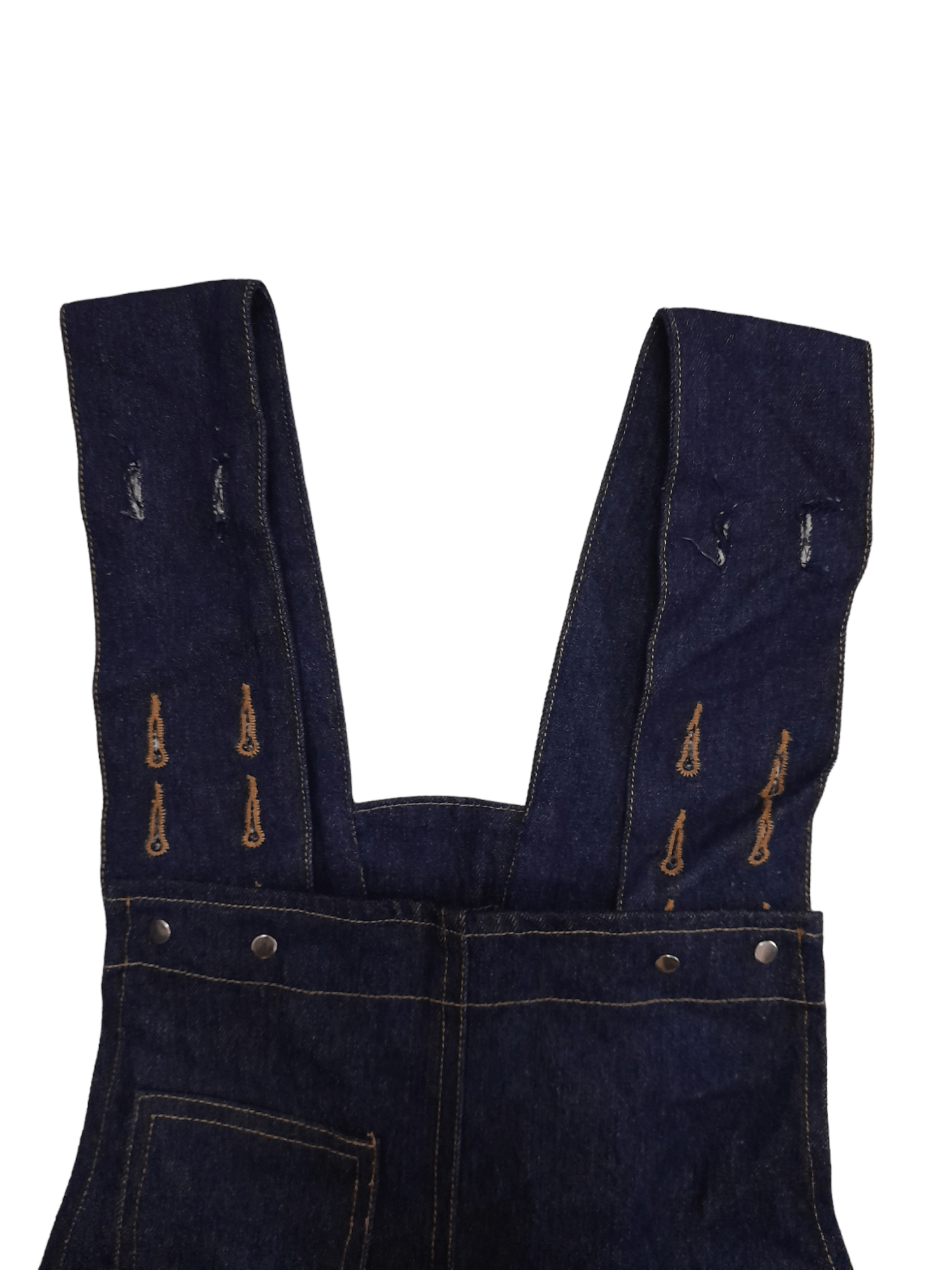 Japanese Brand Cawaii Japan Denim Overalls Weird Design (E565) Size US 36 / EU 52 - 3 Thumbnail