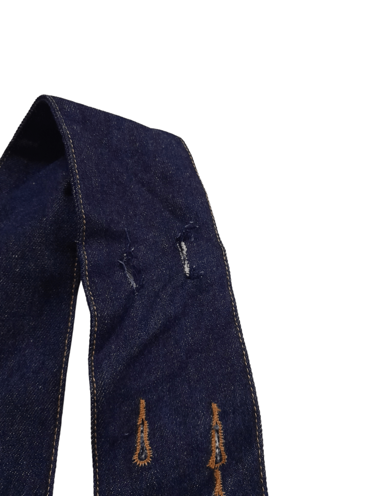 Japanese Brand Cawaii Japan Denim Overalls Weird Design (E565) Size US 36 / EU 52 - 6 Thumbnail