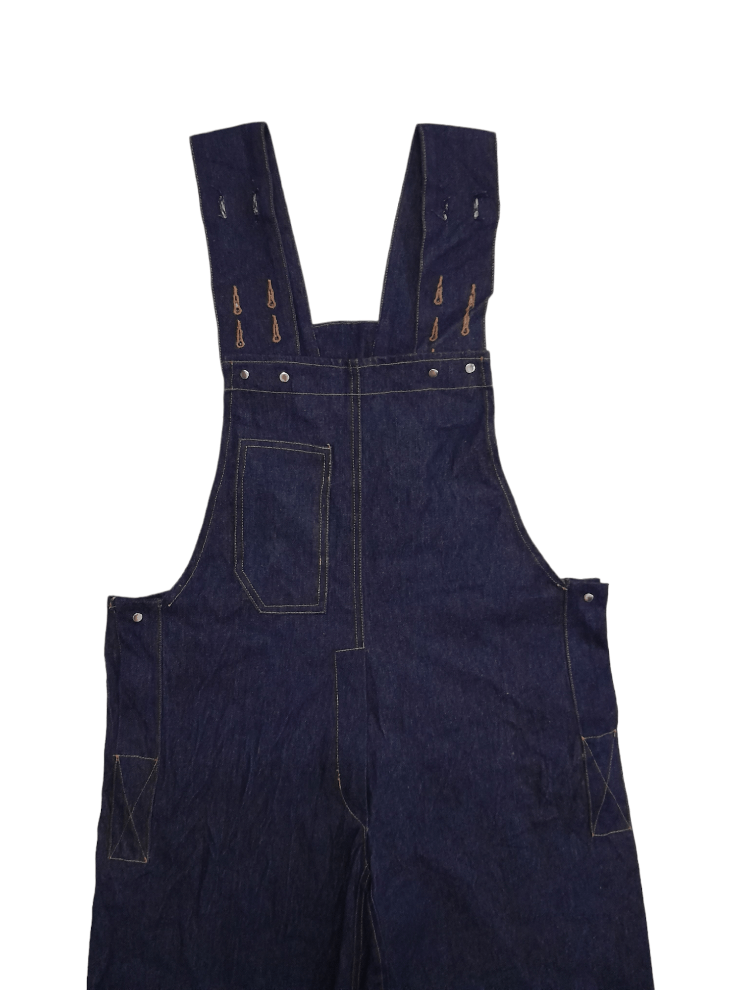 Japanese Brand Cawaii Japan Denim Overalls Weird Design (E565) Size US 36 / EU 52 - 2 Thumbnail