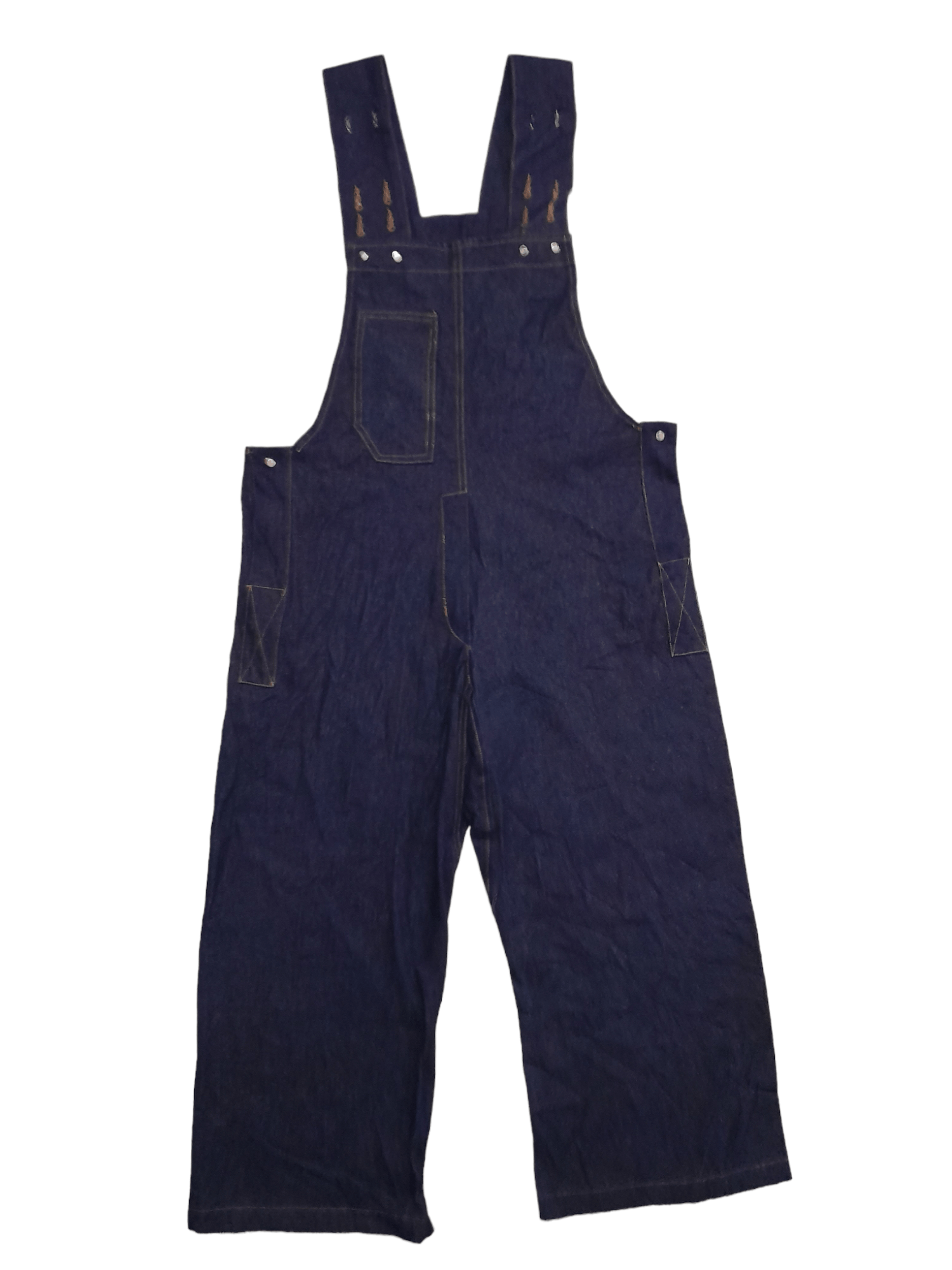 Japanese Brand Cawaii Japan Denim Overalls Weird Design (E565) Size US 36 / EU 52 - 1 Thumbnail