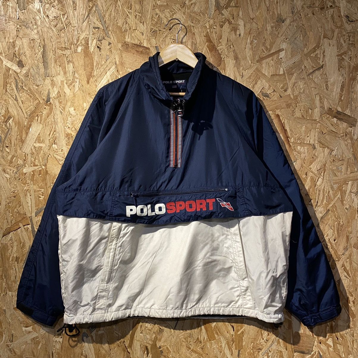 Polo Ralph Lauren × Ralph Lauren VERY RARE‼️Polo Sport Ralph Lauren Spell Out Anorak Jackets Size US L / EU 52-54 / 3 - 1 Thumbnail
