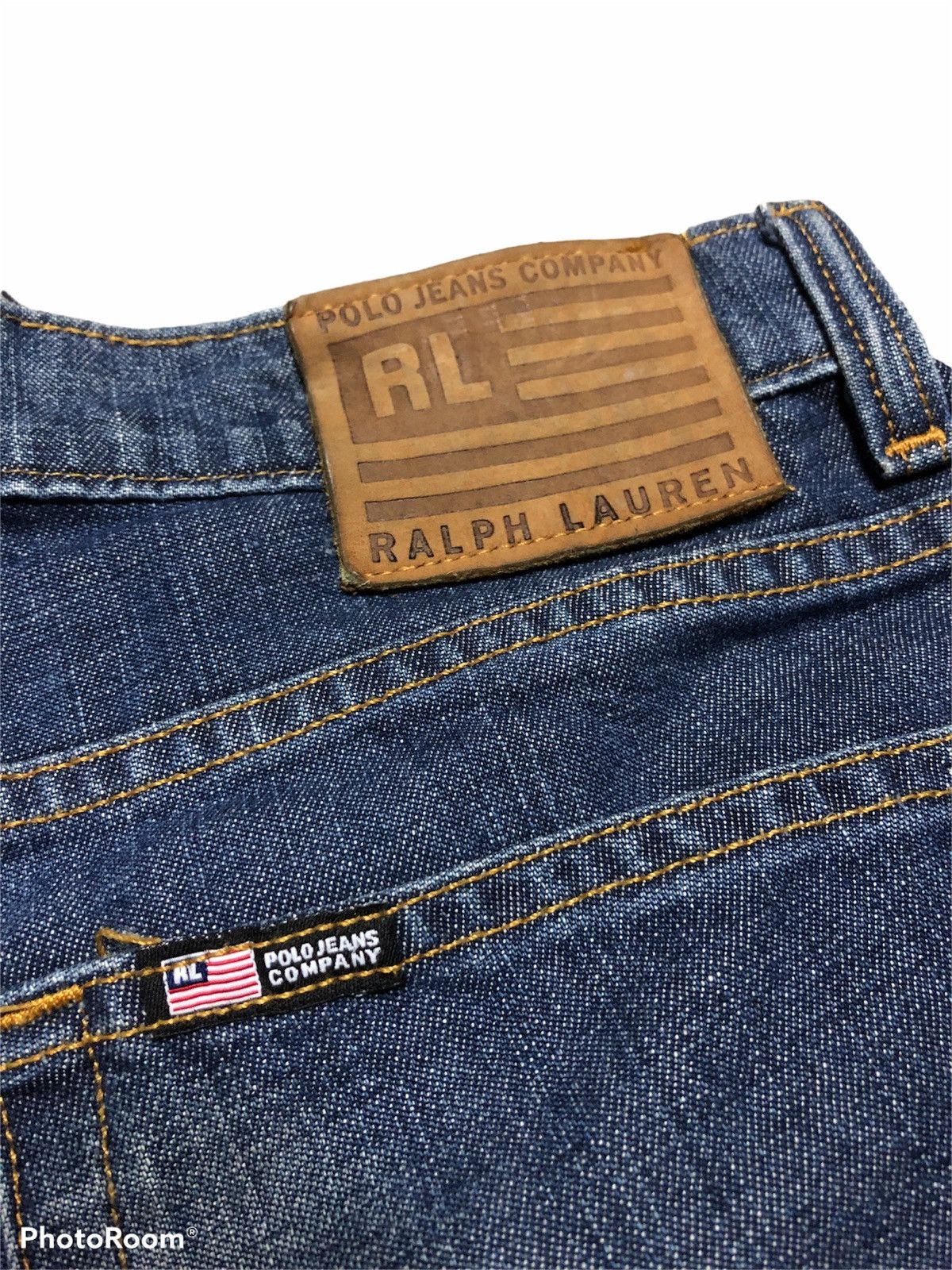 Polo Ralph Lauren × Ralph Lauren × Vintage WASHED⚡️⚡️POLO RALPH LAUREN SATURDAY JEAN Size US 29 - 3 Thumbnail