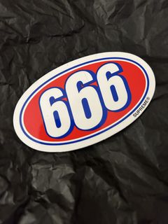 Supreme 666 Sticker | Grailed