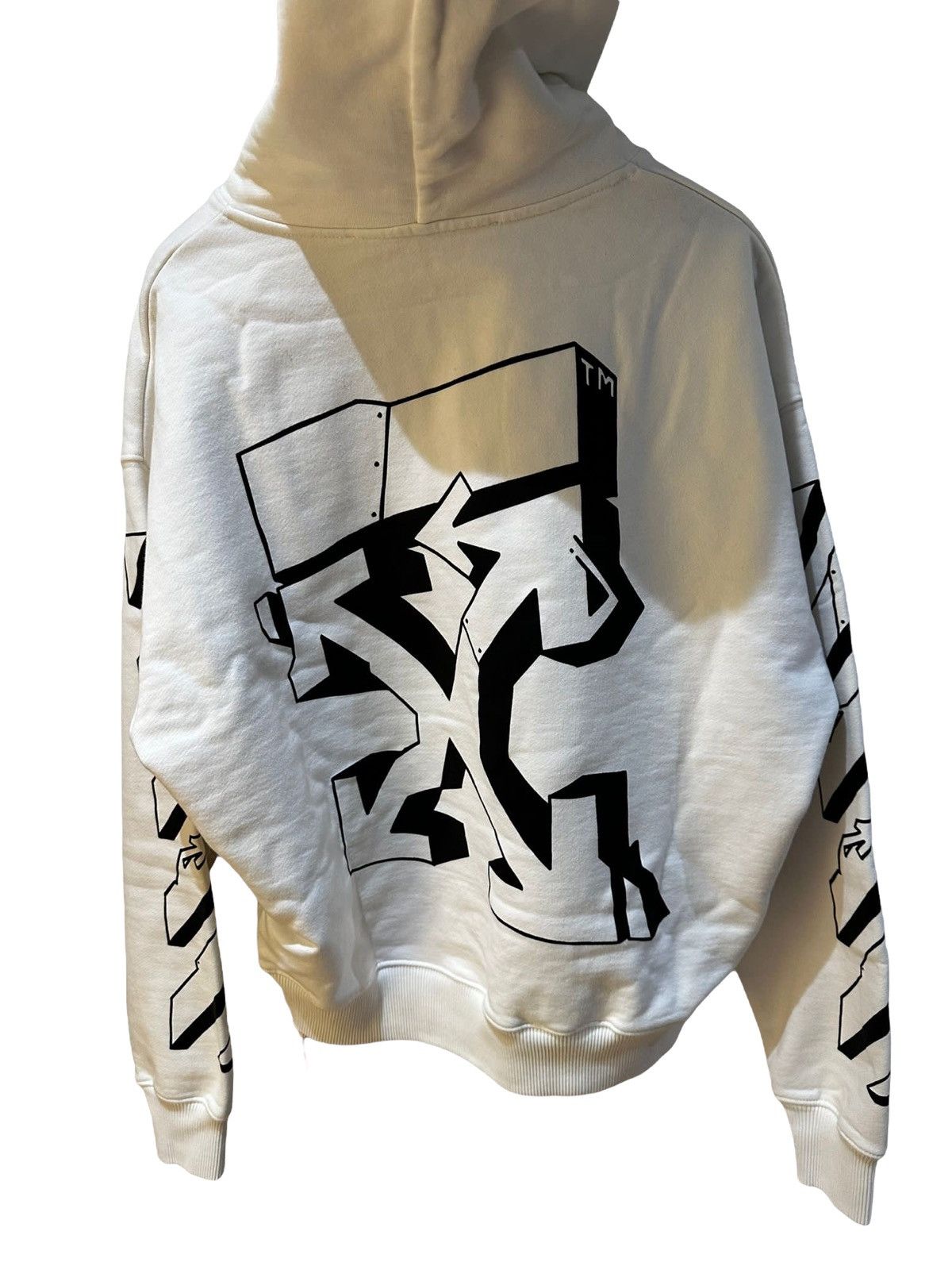 Off White Graffiti Outline Skate Hoodie