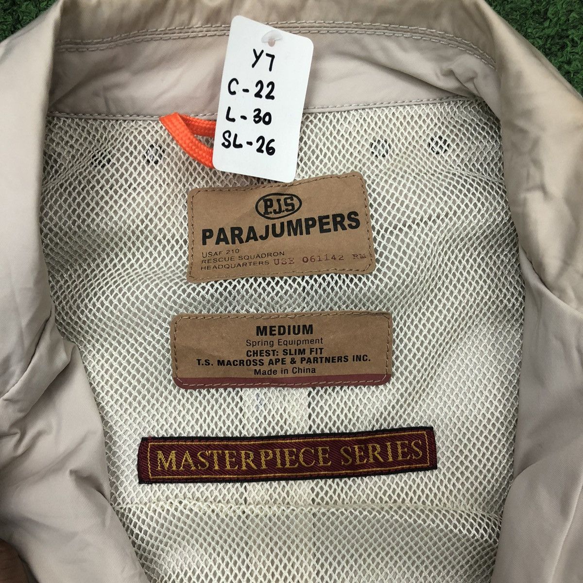 MasterPiece × Parajumpers Y7. MASTERPIECE JAPAN X PARAJUMPERS PJS JACKET Size US M / EU 48-50 / 2 - 11 Thumbnail