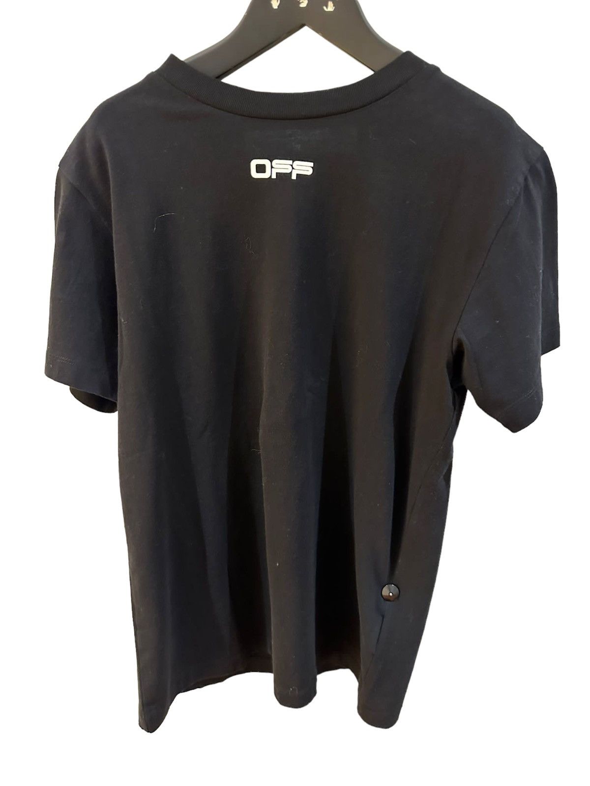 Off White Airport Tape Slim T-shirt