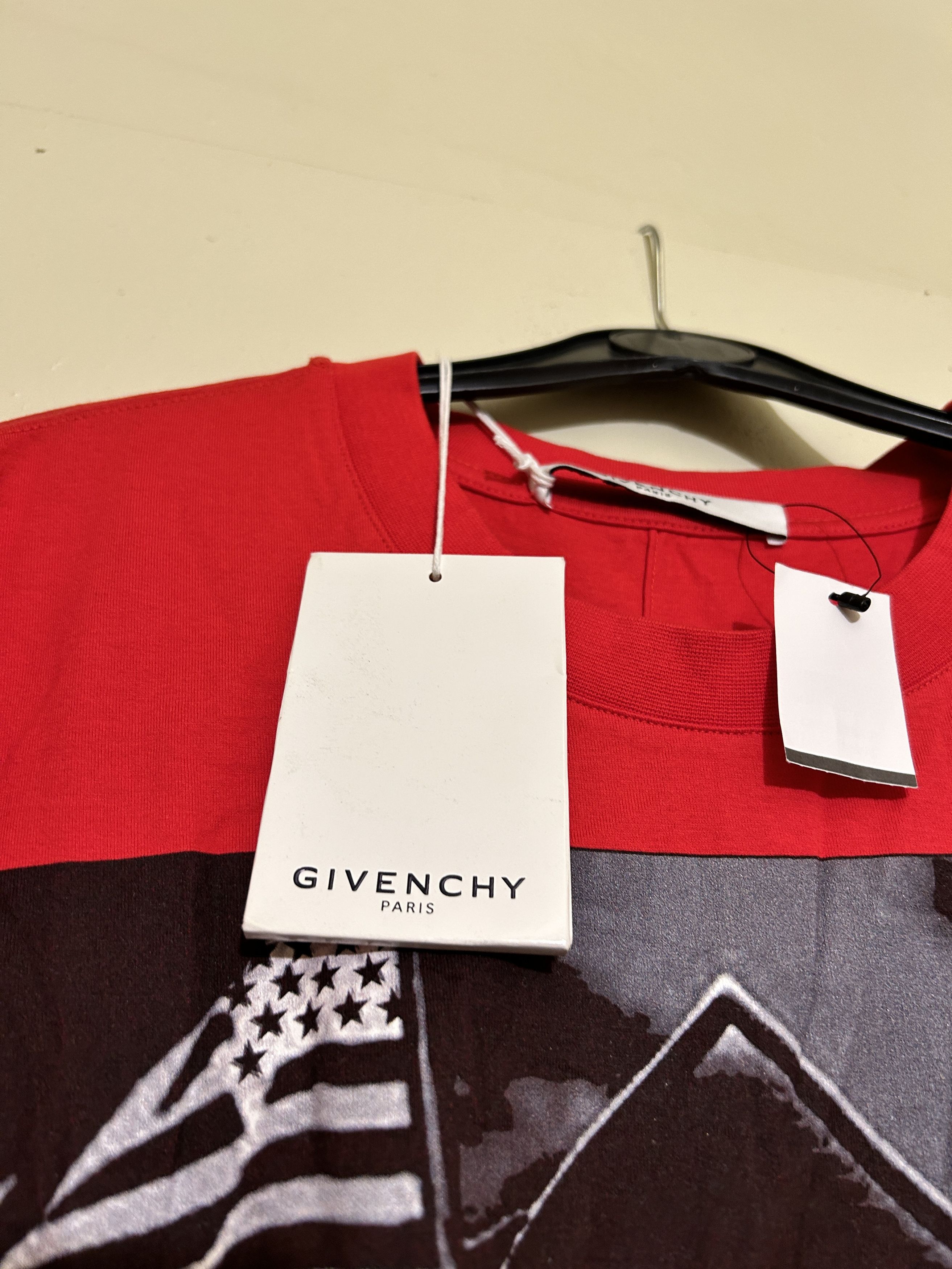 Givenchy Graphic T-shirt Tee Red L.A. Gang Star Cuban crewneck Size US L / EU 52-54 / 3 - 2 Thumbnail