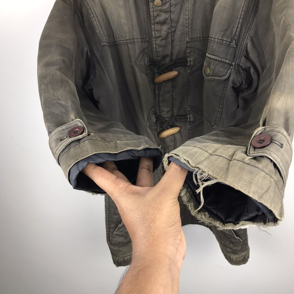 Designer × Japanese Brand × Vintage Vintage Japanese Mikebirnies Distressed Sunburn Jacket Size US XL / EU 56 / 4 - 9 Thumbnail
