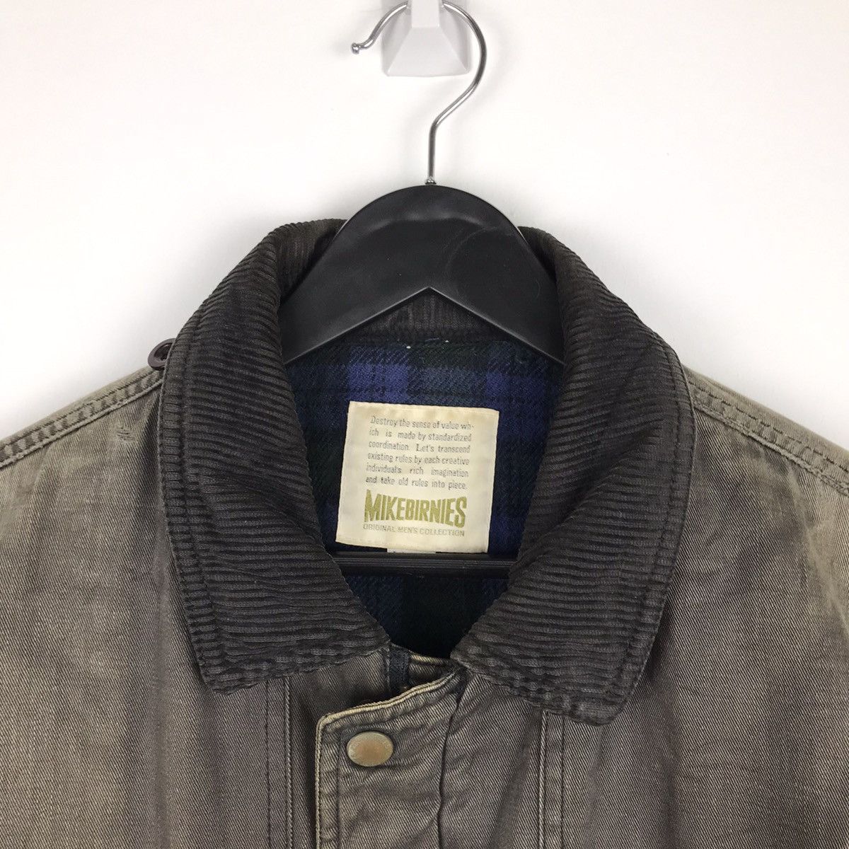 Designer × Japanese Brand × Vintage Vintage Japanese Mikebirnies Distressed Sunburn Jacket Size US XL / EU 56 / 4 - 4 Thumbnail