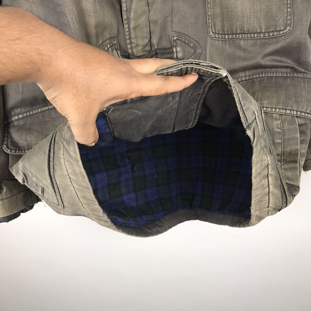 Designer × Japanese Brand × Vintage Vintage Japanese Mikebirnies Distressed Sunburn Jacket Size US XL / EU 56 / 4 - 8 Thumbnail