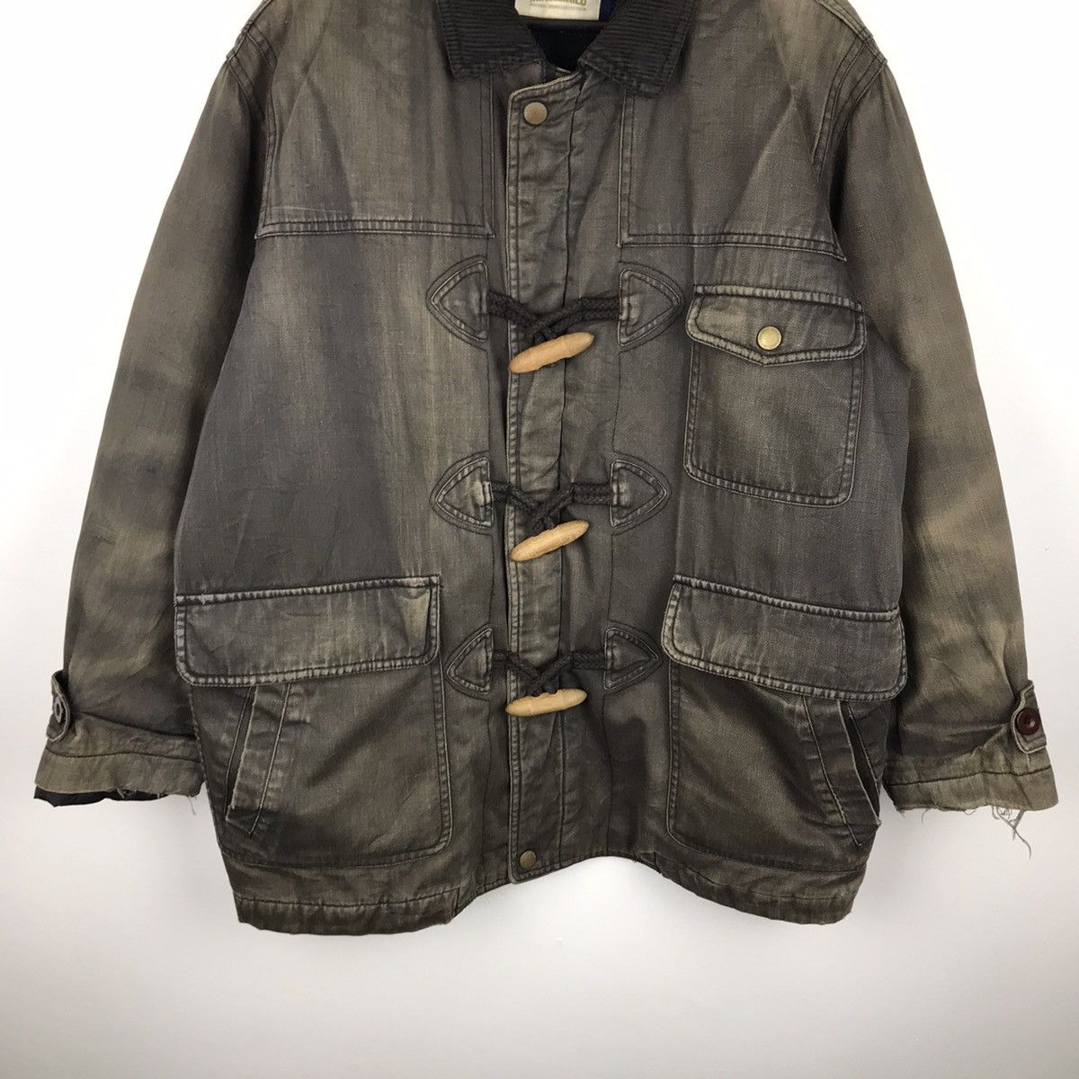 Designer × Japanese Brand × Vintage Vintage Japanese Mikebirnies Distressed Sunburn Jacket Size US XL / EU 56 / 4 - 3 Thumbnail