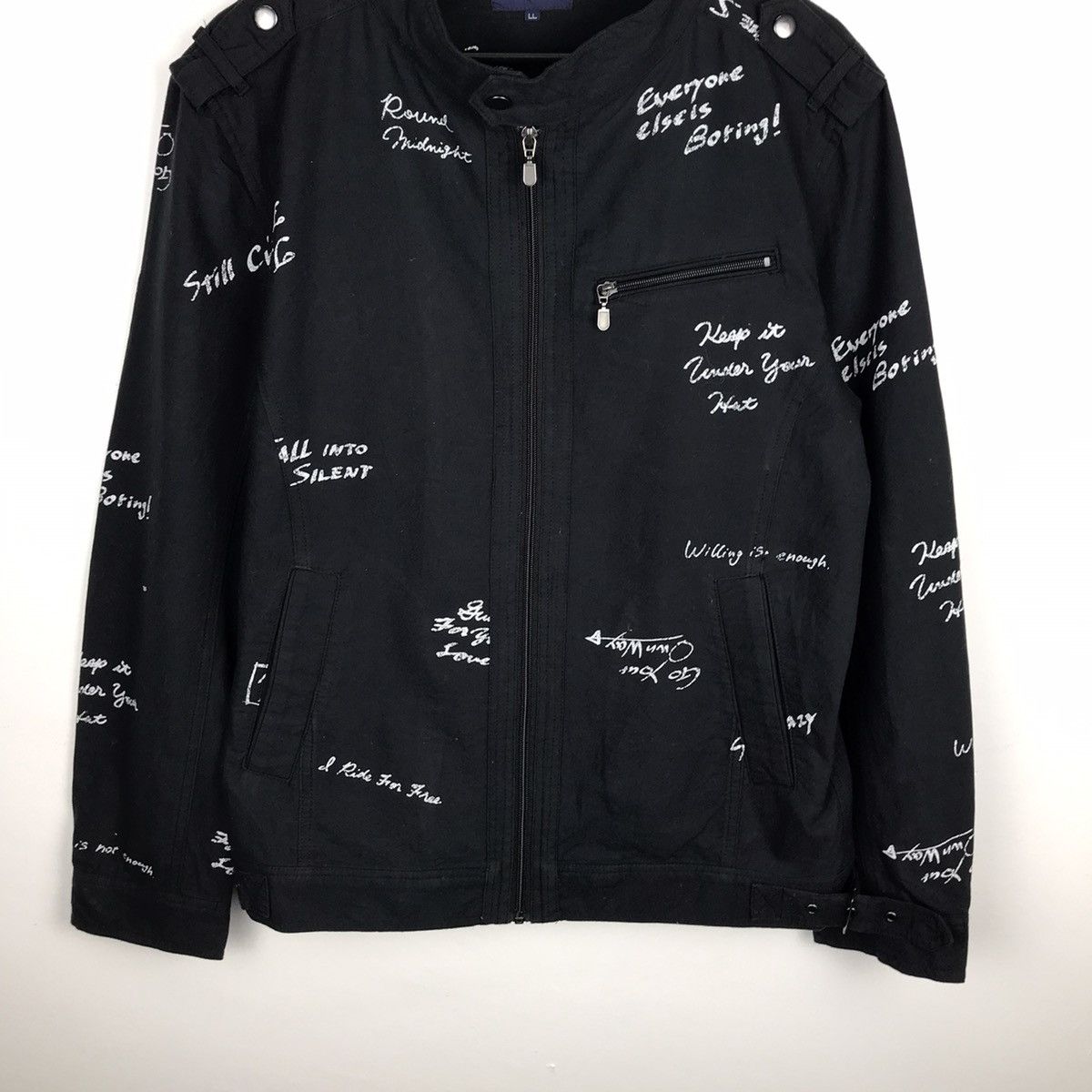 Designer × Japanese Brand × Vintage Vintage Japanese Signal Full print Punk Style Dripper Jacket Size US M / EU 48-50 / 2 - 3 Thumbnail