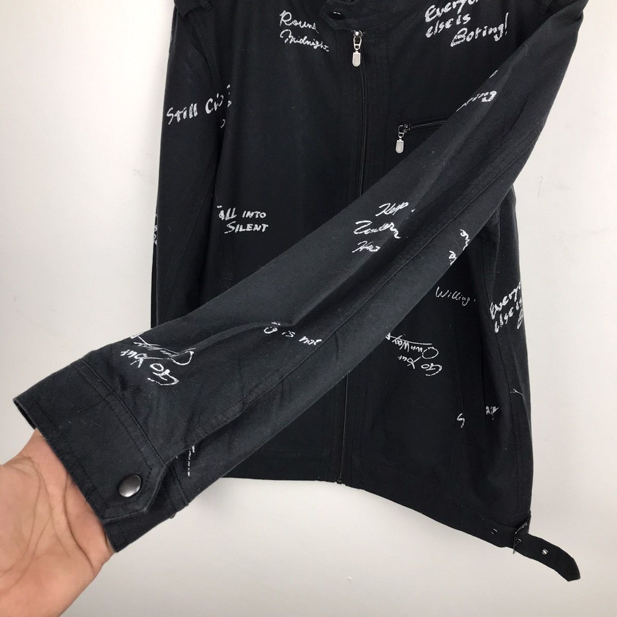 Designer × Japanese Brand × Vintage Vintage Japanese Signal Full print Punk Style Dripper Jacket Size US M / EU 48-50 / 2 - 6 Thumbnail