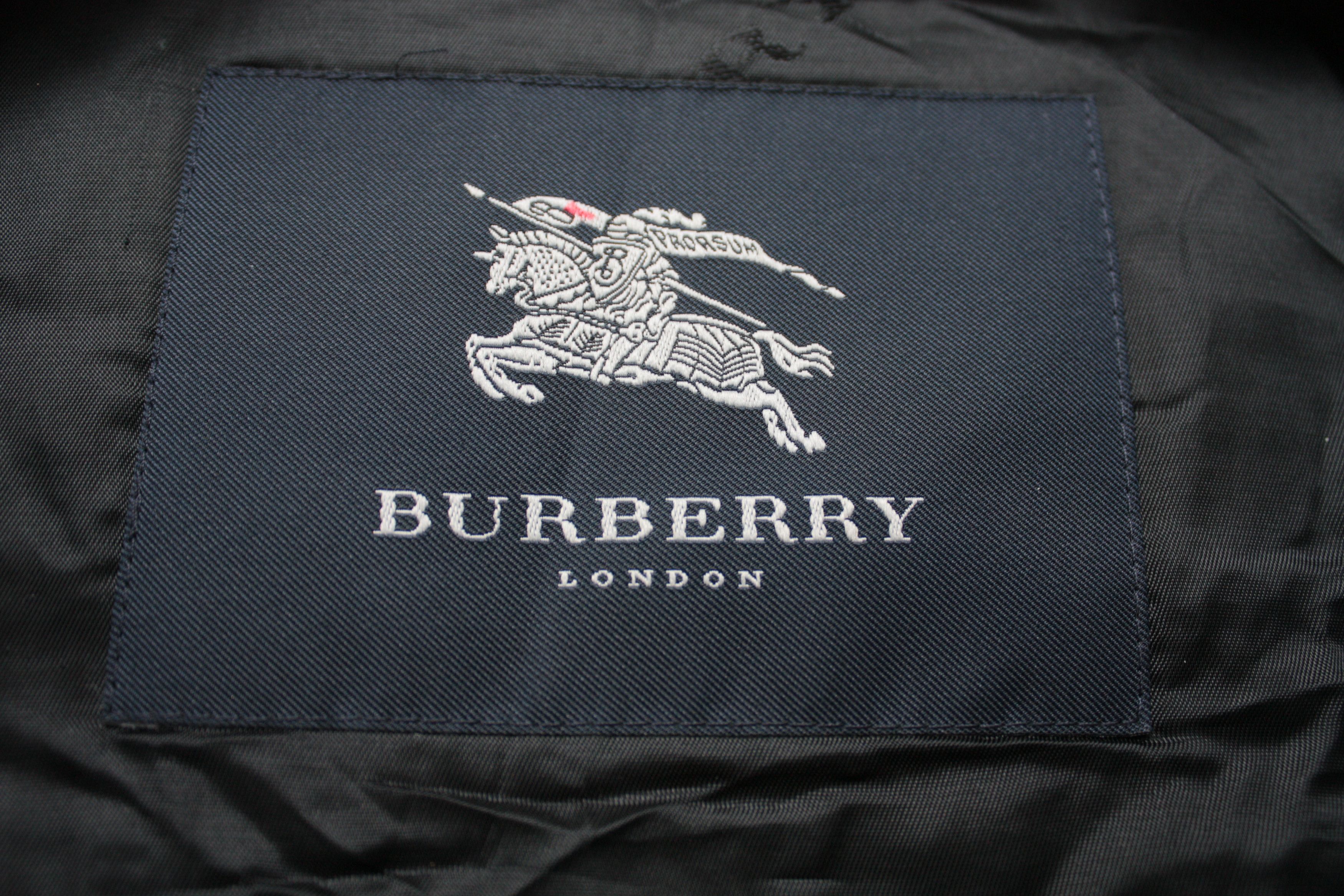 Burberry Burberry Dark Gray Wool Coat Men's Size US XL / EU 56 / 4 - 5 Thumbnail