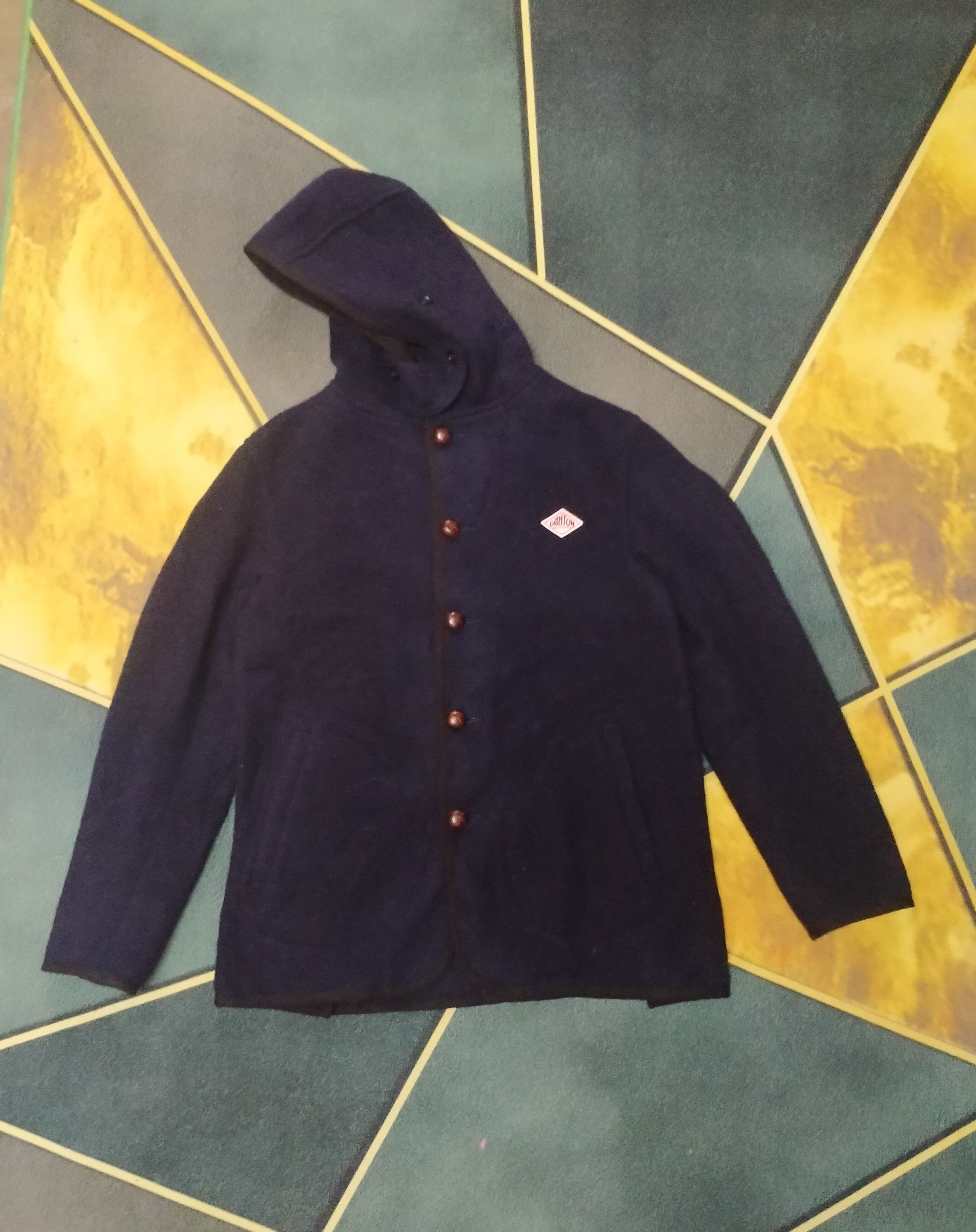 Danton DANTON BUTTON UP WOOL HOODIE JACKET Size US M / EU 48-50 / 2 - 1 Thumbnail