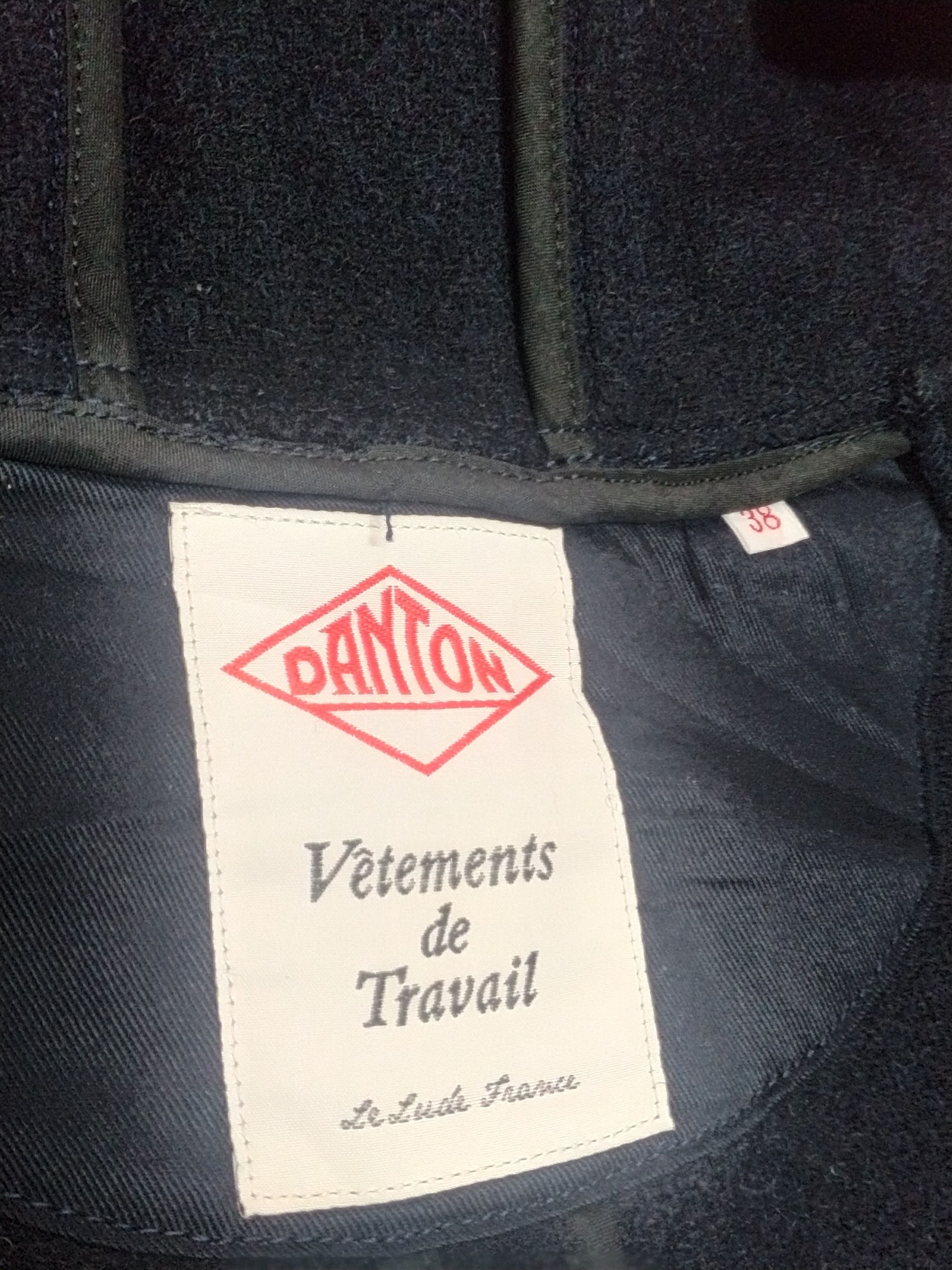 Danton DANTON BUTTON UP WOOL HOODIE JACKET Size US M / EU 48-50 / 2 - 4 Thumbnail