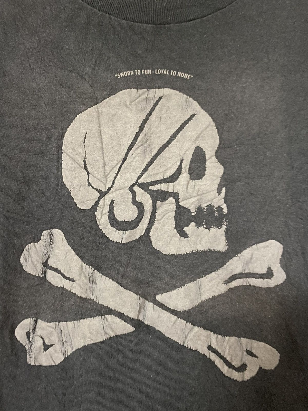 Japanese Brand × Vintage Vintage Skull Tee Rock Me Baby Tee Size US L / EU 52-54 / 3 - 2 Thumbnail