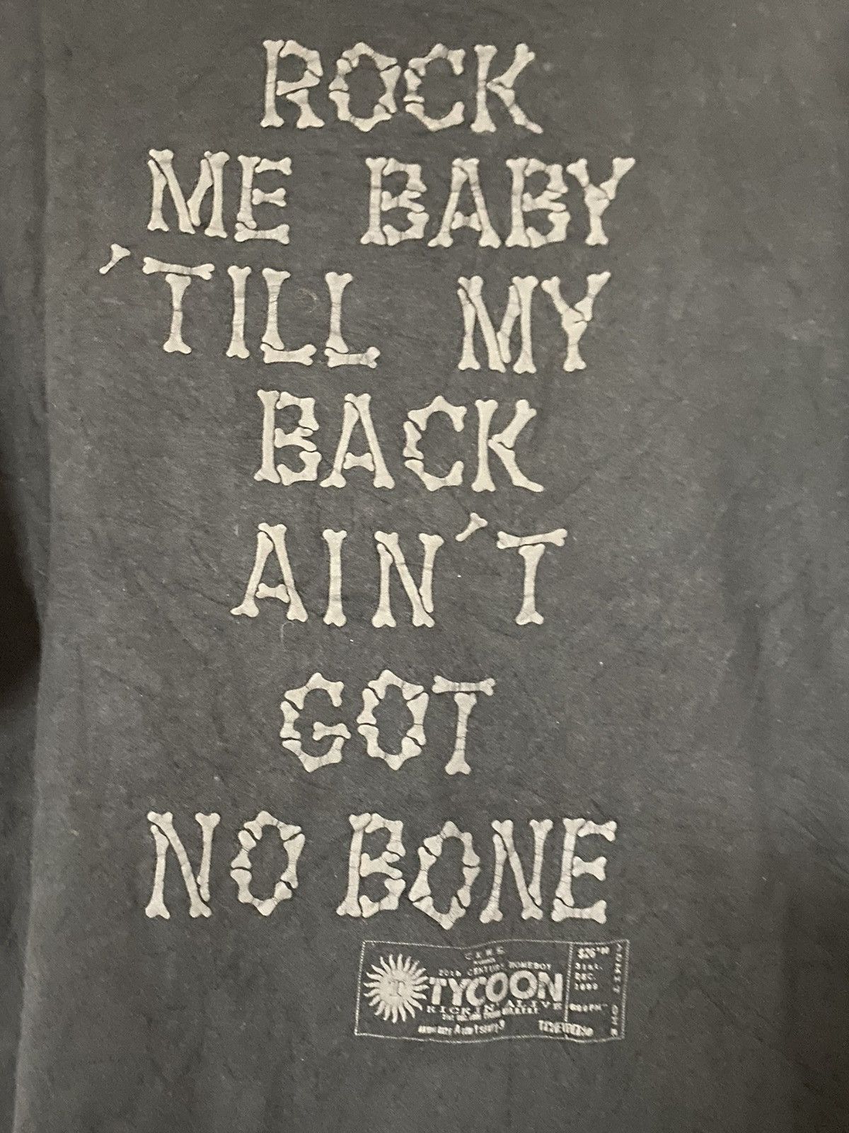 Japanese Brand × Vintage Vintage Skull Tee Rock Me Baby Tee Size US L / EU 52-54 / 3 - 6 Thumbnail