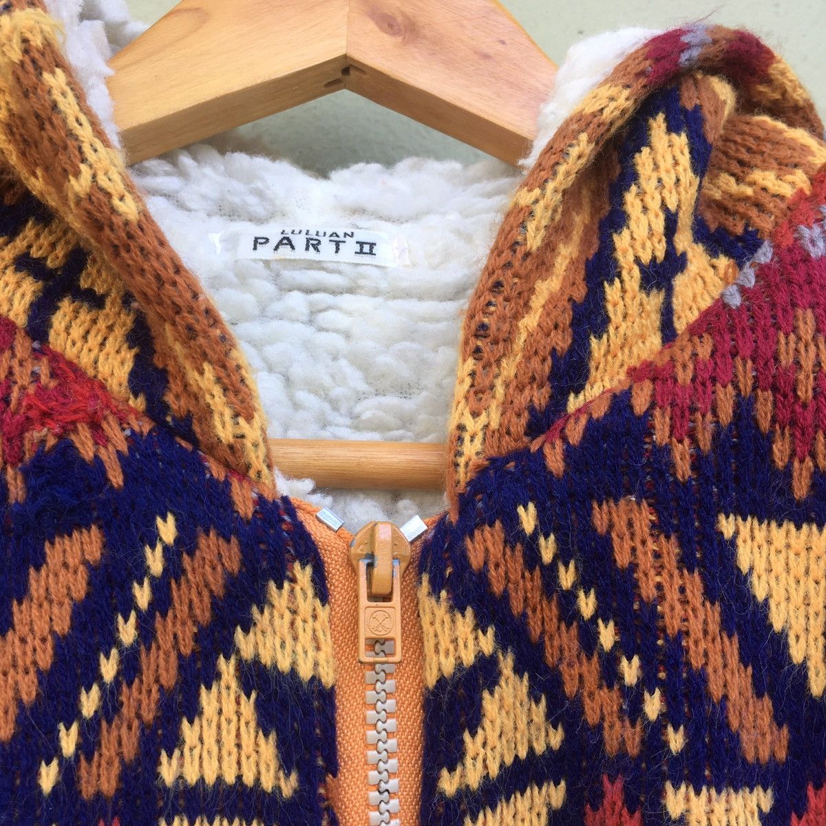 Japanese Brand Japanese Navajo Sherpa Knit Jacket Size US M / EU 48-50 / 2 - 6 Thumbnail