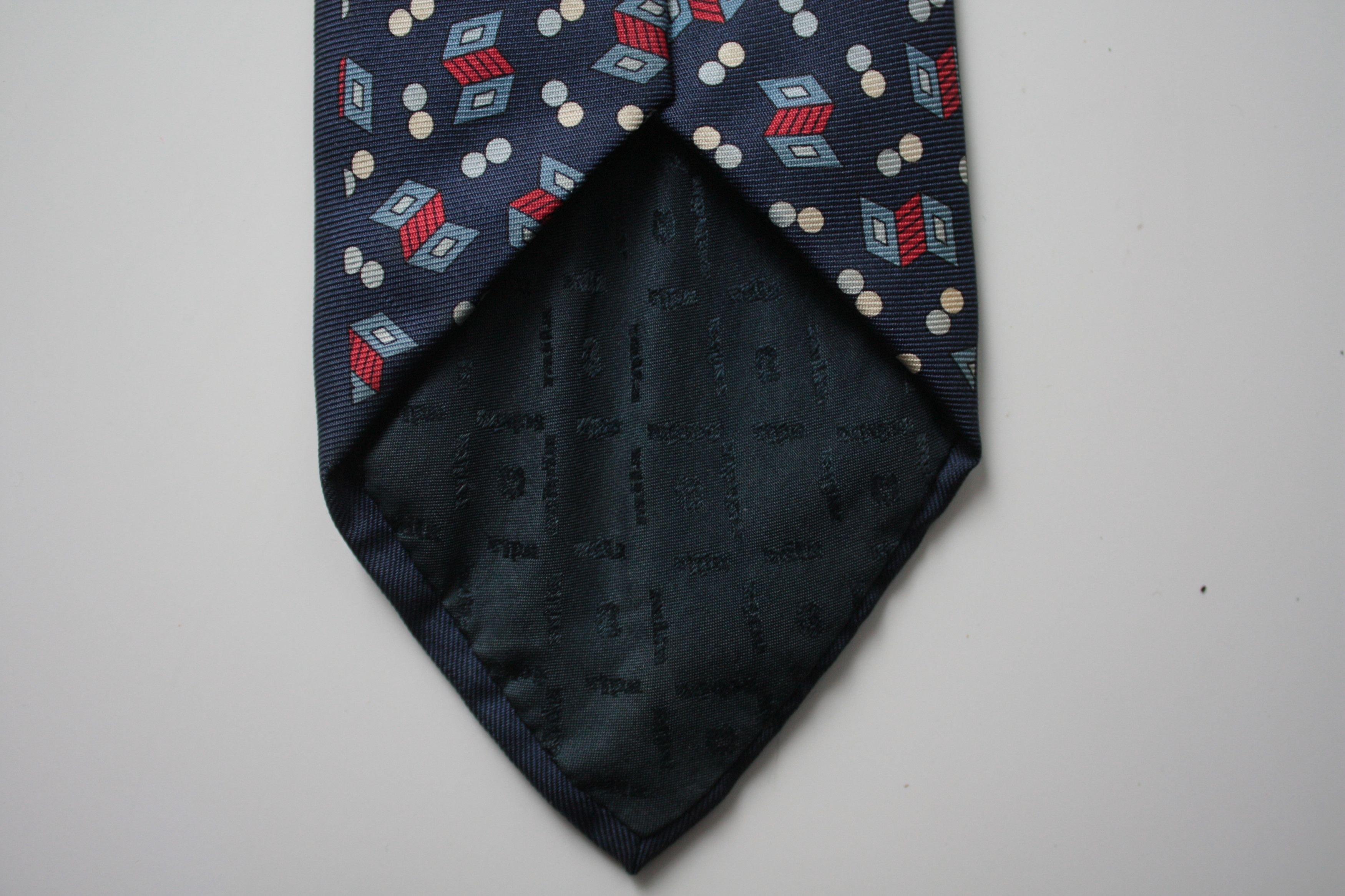 Mila Schon Mila Schon Navy Silk Tie Made In Italy Size ONE SIZE - 5 Thumbnail