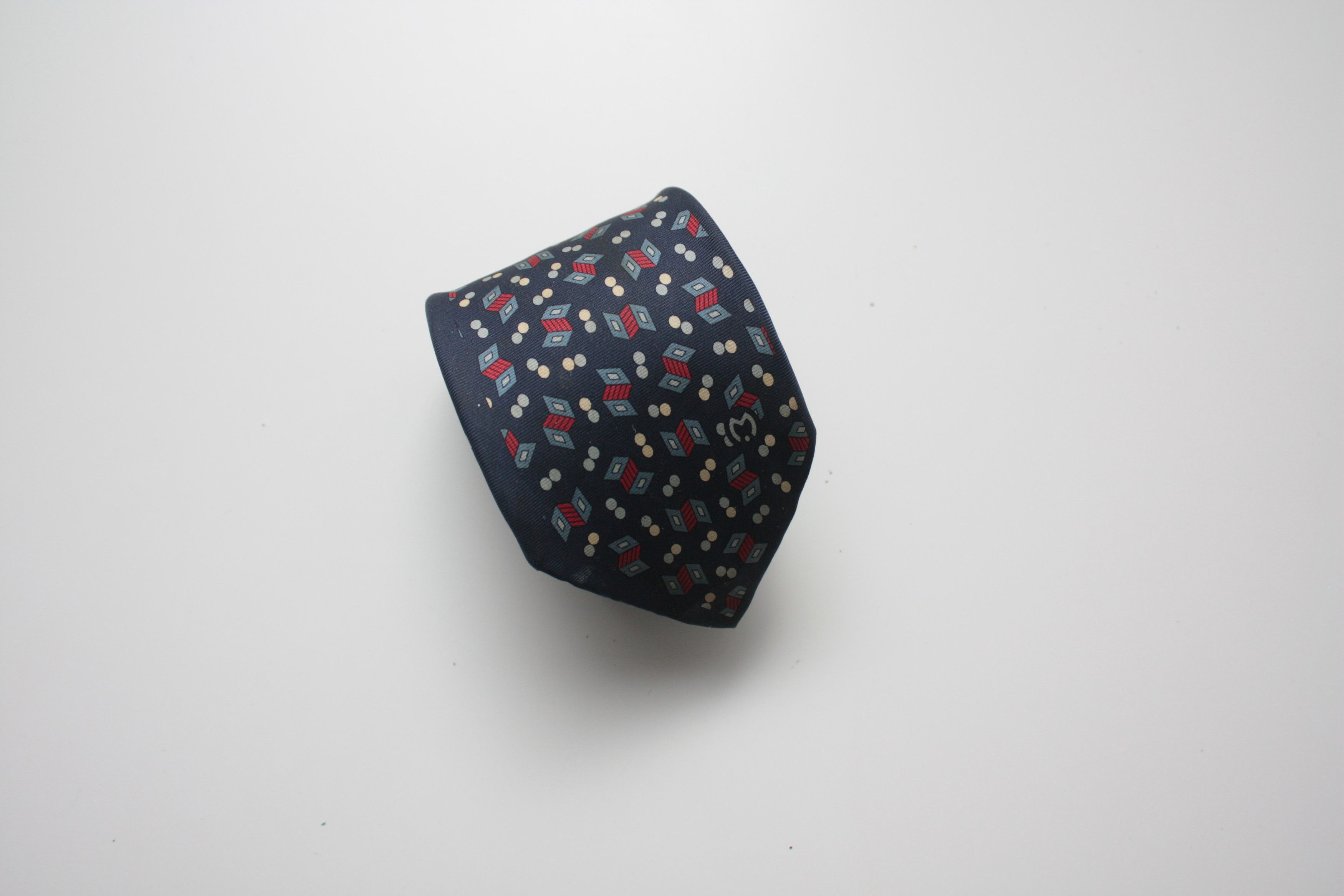 Mila Schon Mila Schon Navy Silk Tie Made In Italy Size ONE SIZE - 2 Thumbnail