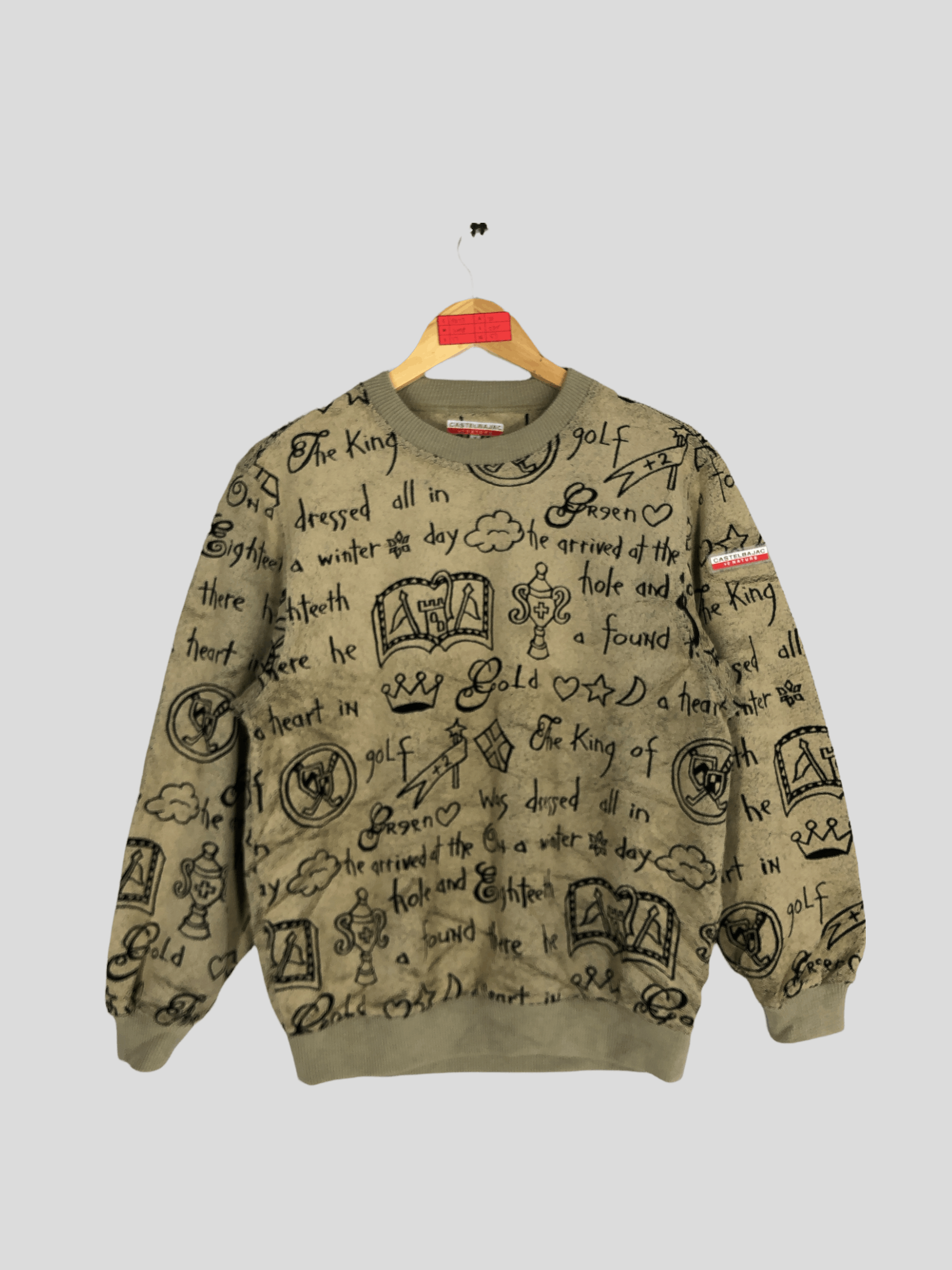 Vtg Jean Castel De Castelbajac Alloverprint Sweatshirt