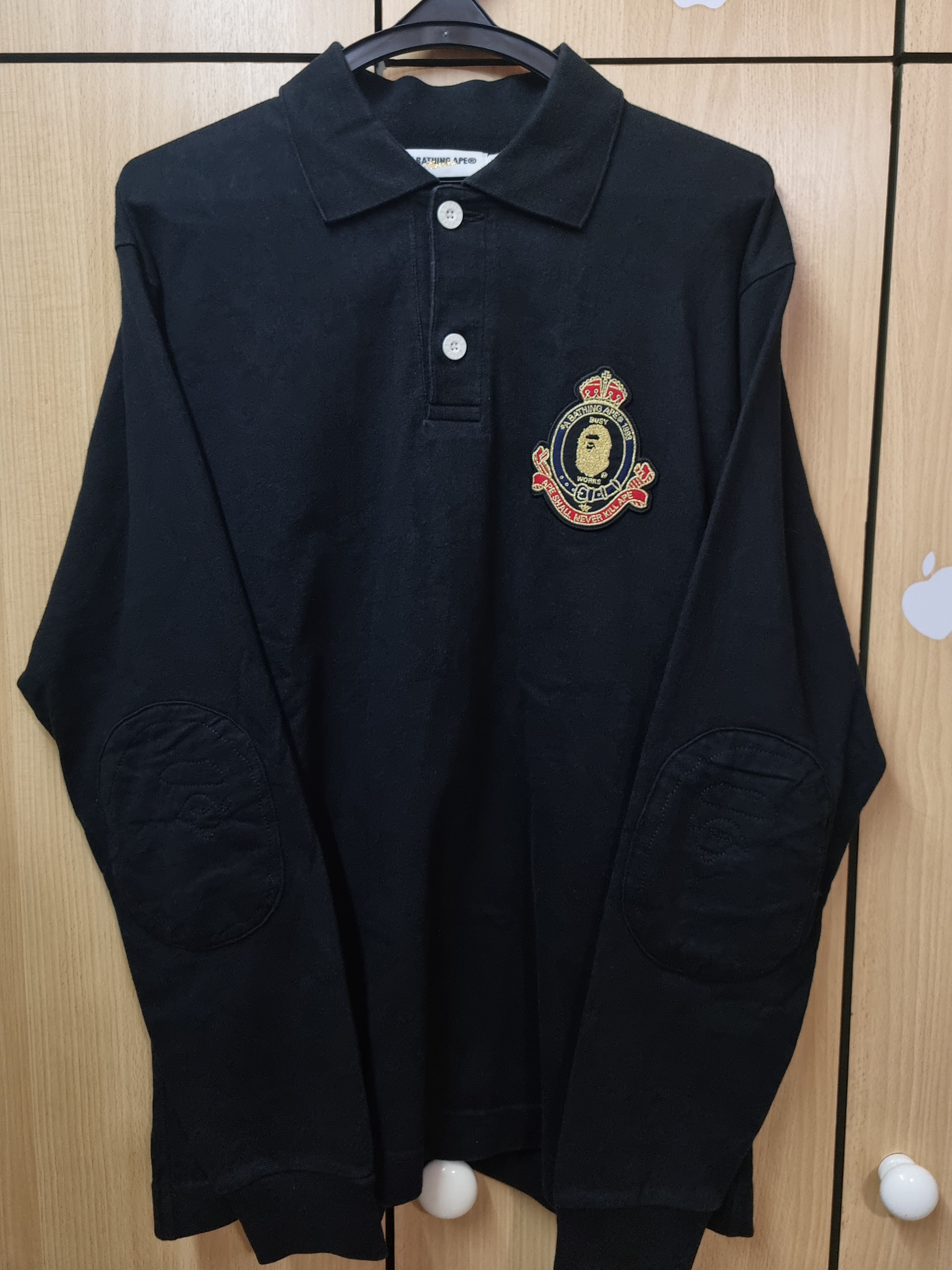 Bape long sleeve polo best sale