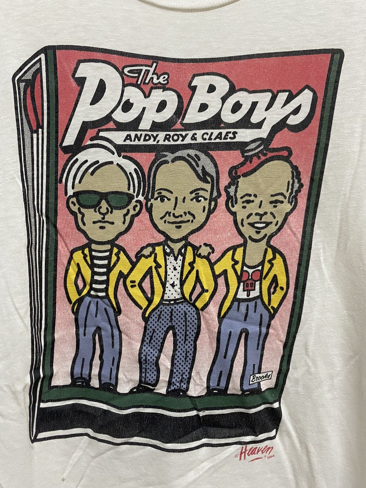 Vintage Vintage 80’s The Pop Boys Photo Art Tee Size US M / EU 48-50 / 2 - 2 Thumbnail